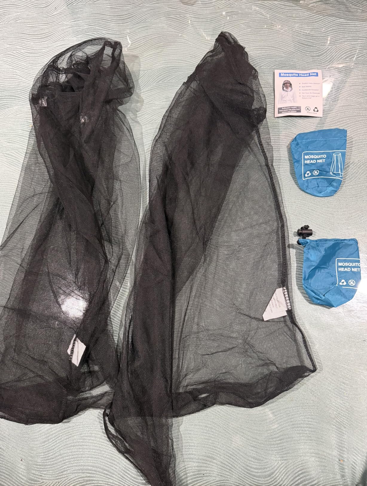 South to East Mosquito Head Net for Insects 2 Pack, Fly & Bug Protection | Outdoor Essential Gear for Camping, Hiking, Fishing, Gardening, Fit All Men & Women Hats customer photo 1
