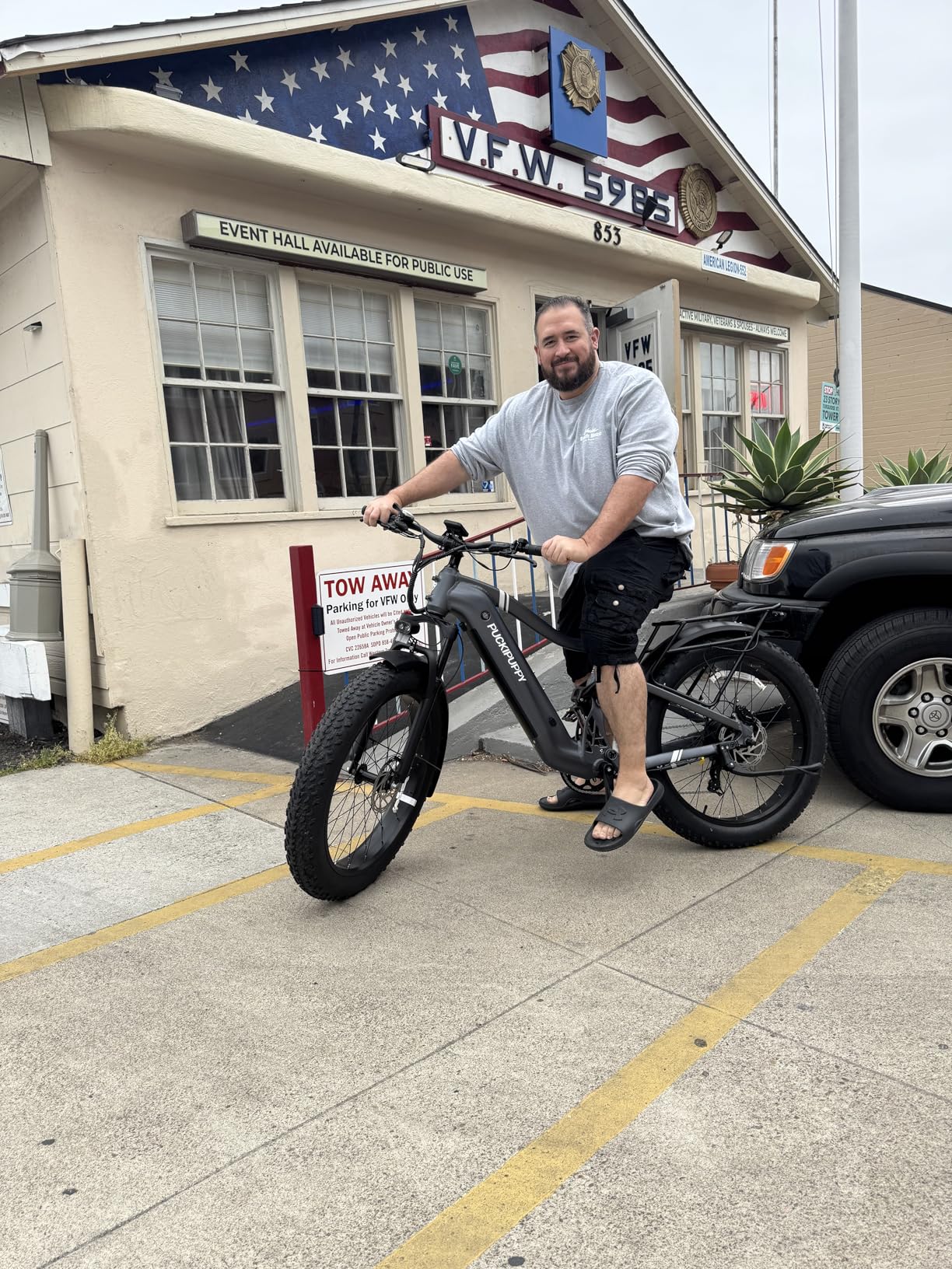 PUCKIPUPPY Boxer Electric Bike for Adults 500W, Full Suspension 48V 20AH Battery Ebike, 26