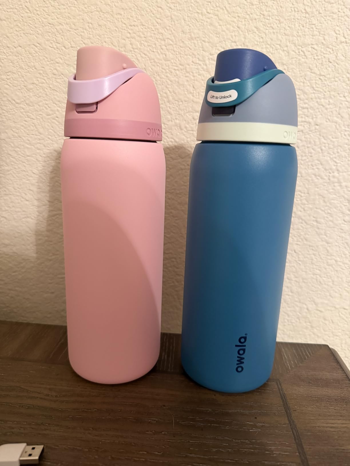 Owala FreeSip Kids Stainless Steel Water Bottle 16 oz Blue Citrus customer photo 2