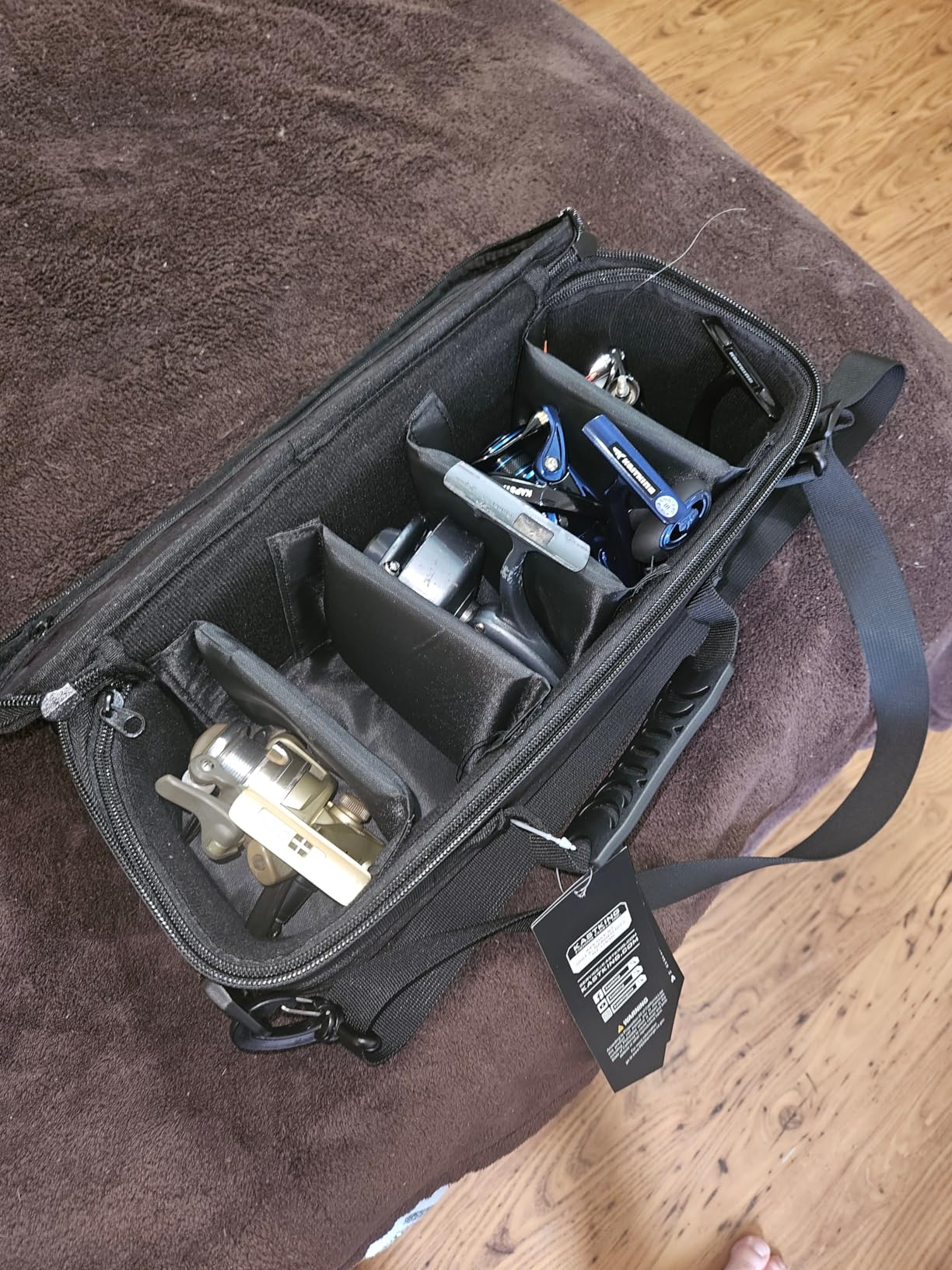 KastKing ReelTrove Fishing Reel Storage Case, Water-Resistant Fishing Bag | Fishing Reel Case Customize Storage customer photo 1