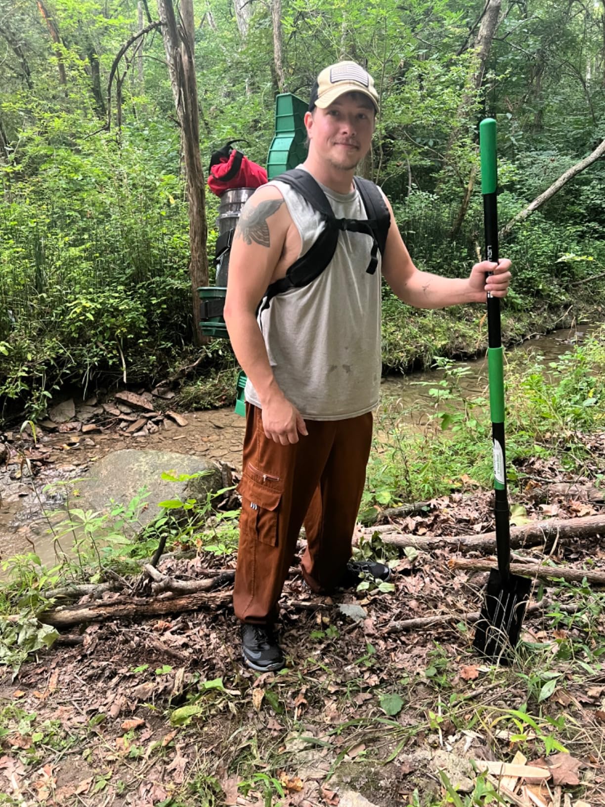 Strap Pack - Backpack Harness for Attaching and Hauling Heavy Oversized Loads (Camo) customer photo 1