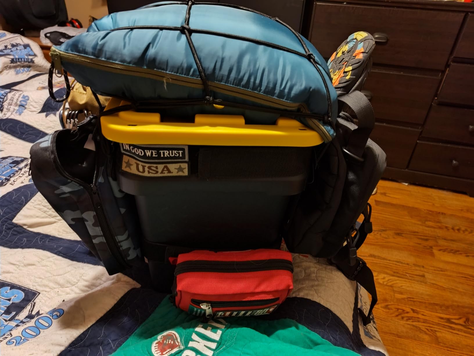 Strap Pack - Backpack Harness for Attaching and Hauling Heavy Oversized Loads (Camo) customer photo 2