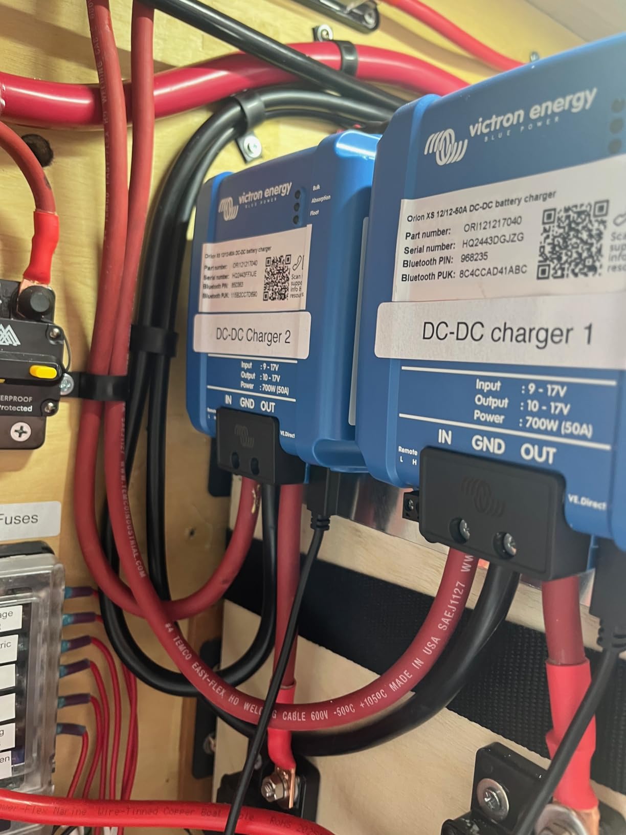 Victron Energy Orion-XS Smart DC to DC Charger (Bluetooth) 12/12V 50A 700W | Fully Configurable - Battery Charger for Dual Battery Systems - IP65 Dust & Waterproof customer photo 1