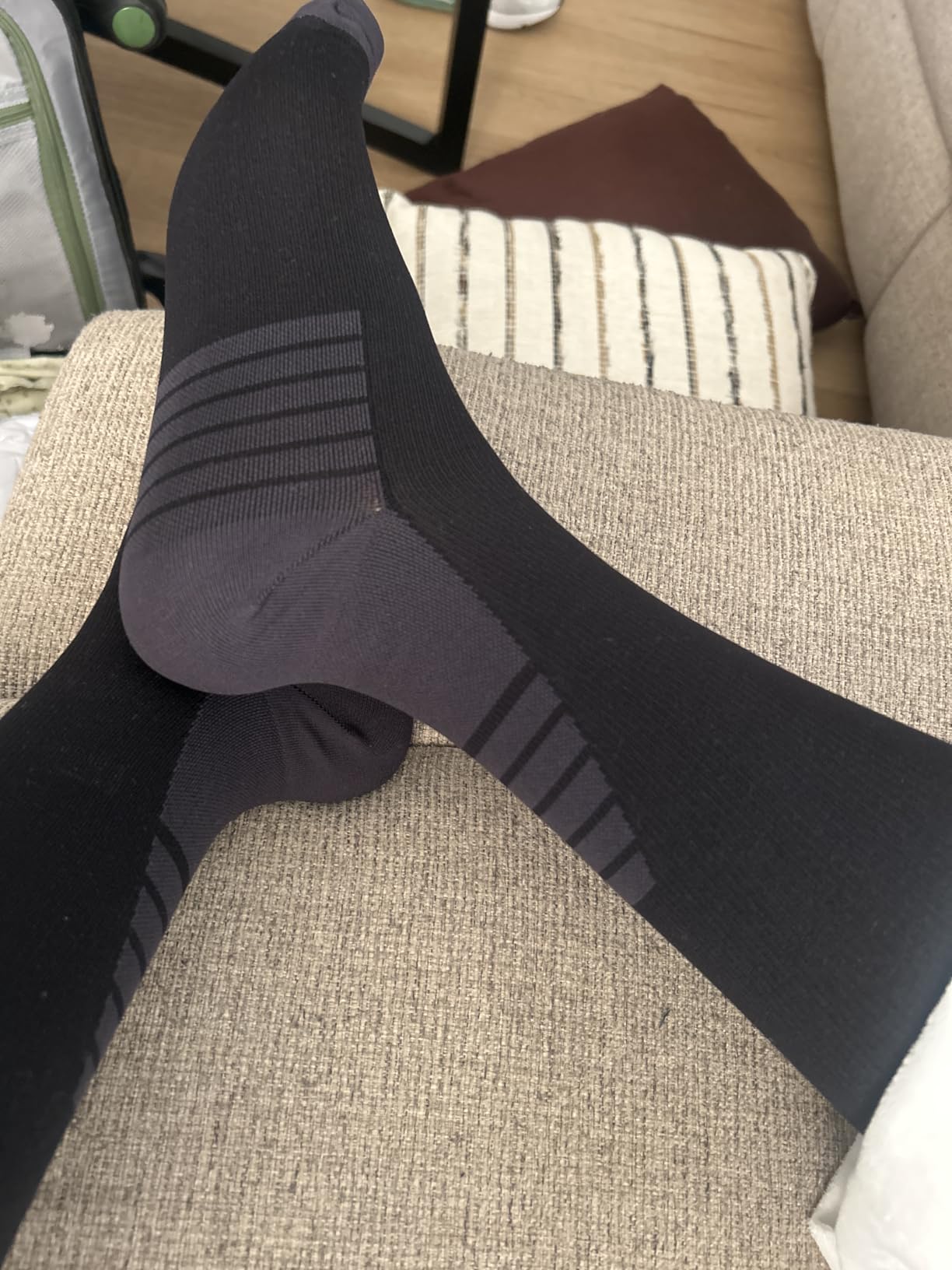 Compression Socks for Women & Men 20-30 mmHg - Circulation Support for Nurses, Travel, Flight, Running & Everyday Wear customer photo 1