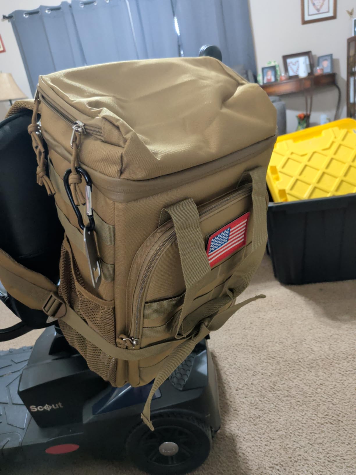 Tactical Backpack Cooler, 25L Lunch Ice Chest with Handle for Men Adult Work | ATRIPACK Soft Water Resistant Cooler Backpack, Insulated Leak Proof with Compartment for Work Beach Travel Camping customer photo 1
