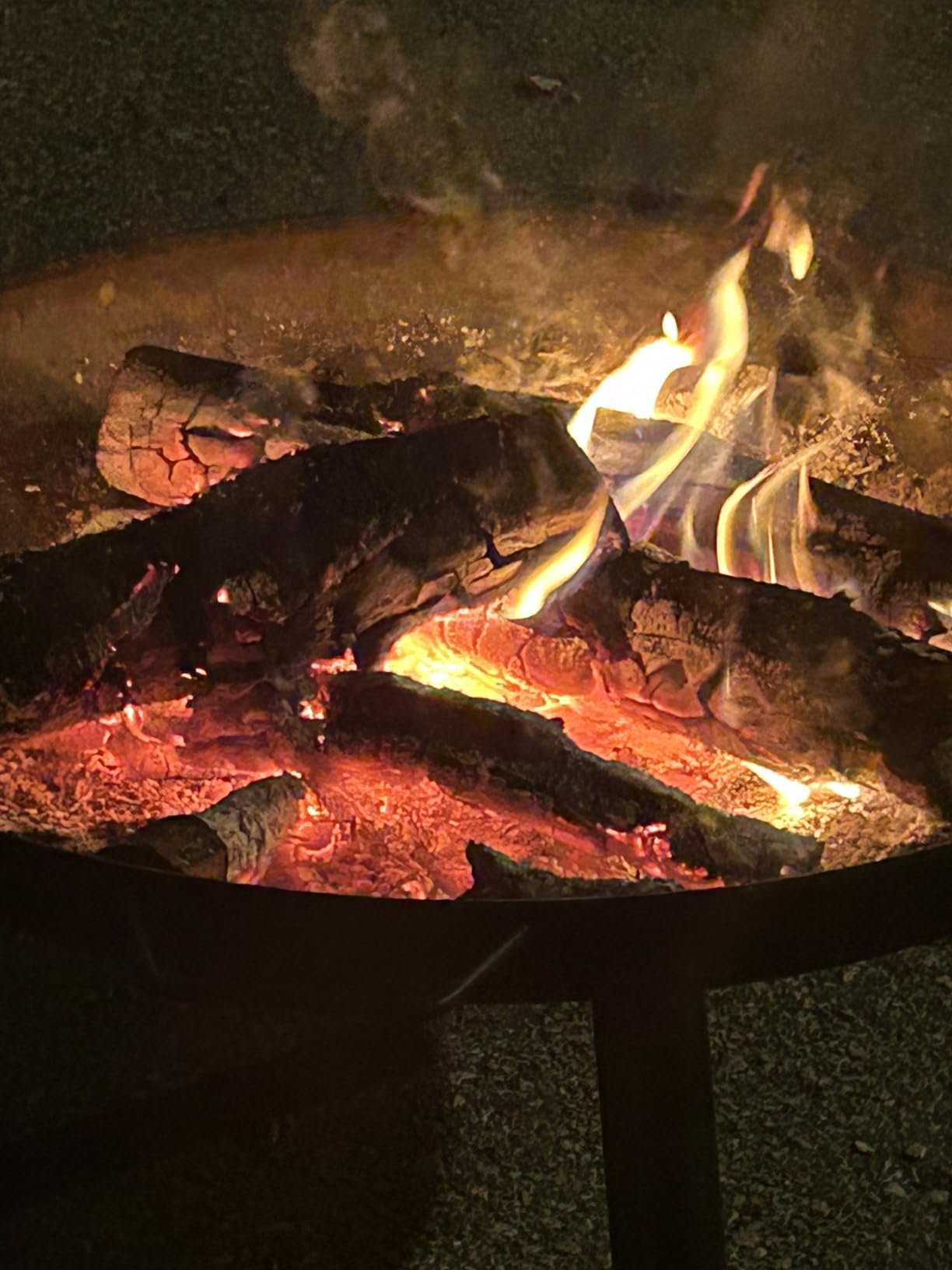 GasOne 23 in Outdoor- Wood Burning Fire Pit - Durable Alloy Steel Fire Pits for Outside - Small Fire Pit for Backyard, Porch, Deck, Camping, BBQ customer photo 2