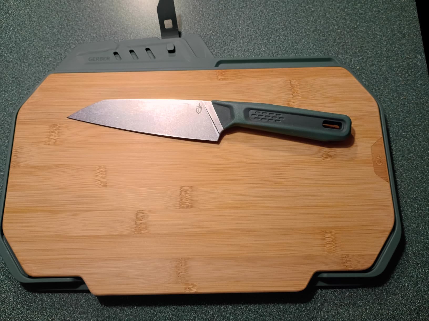 Gerber Gear ComplEAT Cutting Board Set - Cutting Board Kit with Polypropylene & Bamboo Cutting Boards - Features Paring Knife & Chef's Knife in Nesting Design customer photo 1
