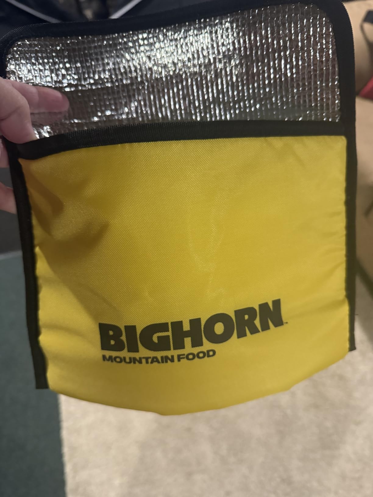 Bighorn Insulated Bag for Backpackers - Durable Small Insulated Pouch for Freeze Dried Backpacking Meals - Packs Flat, Lightweight, Aids Rehydration, Keeps Food Hot, 10 ¼