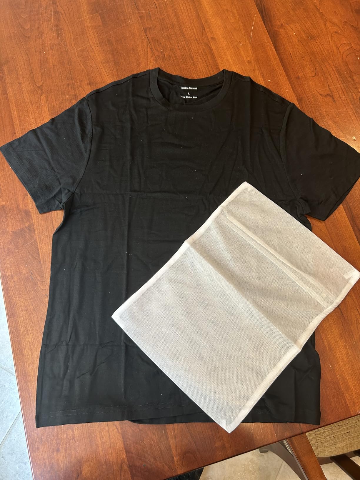 100% Superfine Merino Wool Regular Fit T-Shirt for Men customer photo 1