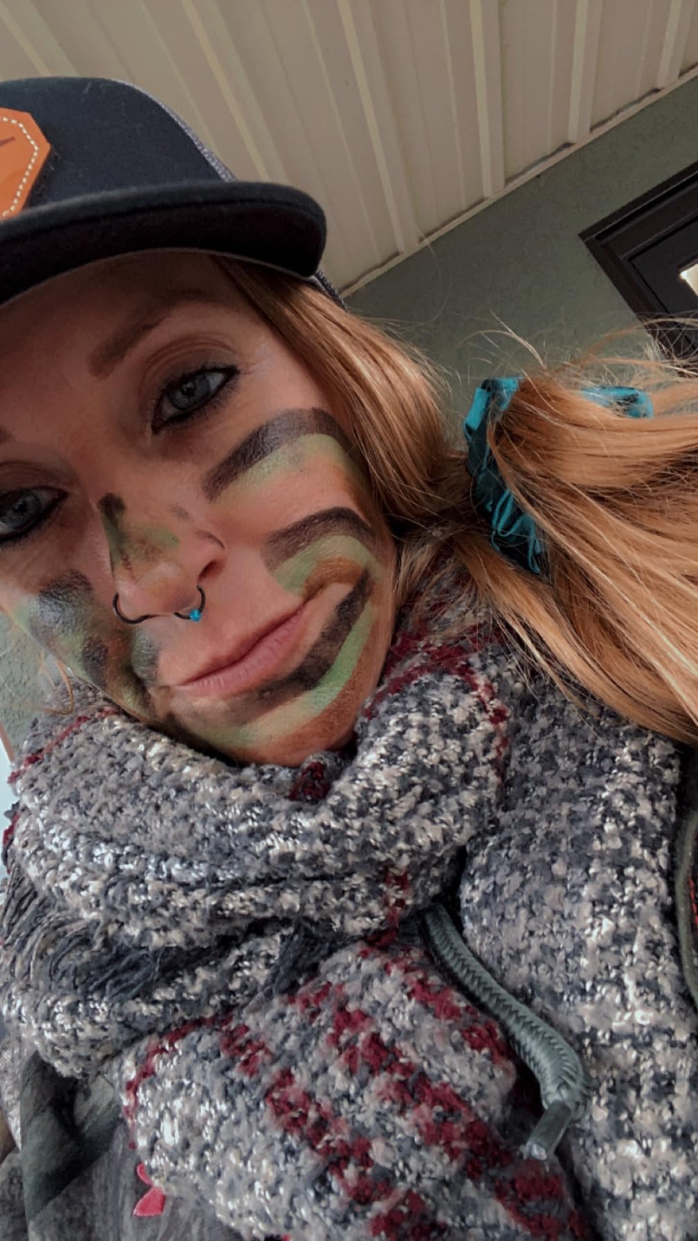 Camo/Black Hunting Face Paint Stick, Camouflage Deer Hunting Concealment Face Body Makeup Paint customer photo 2