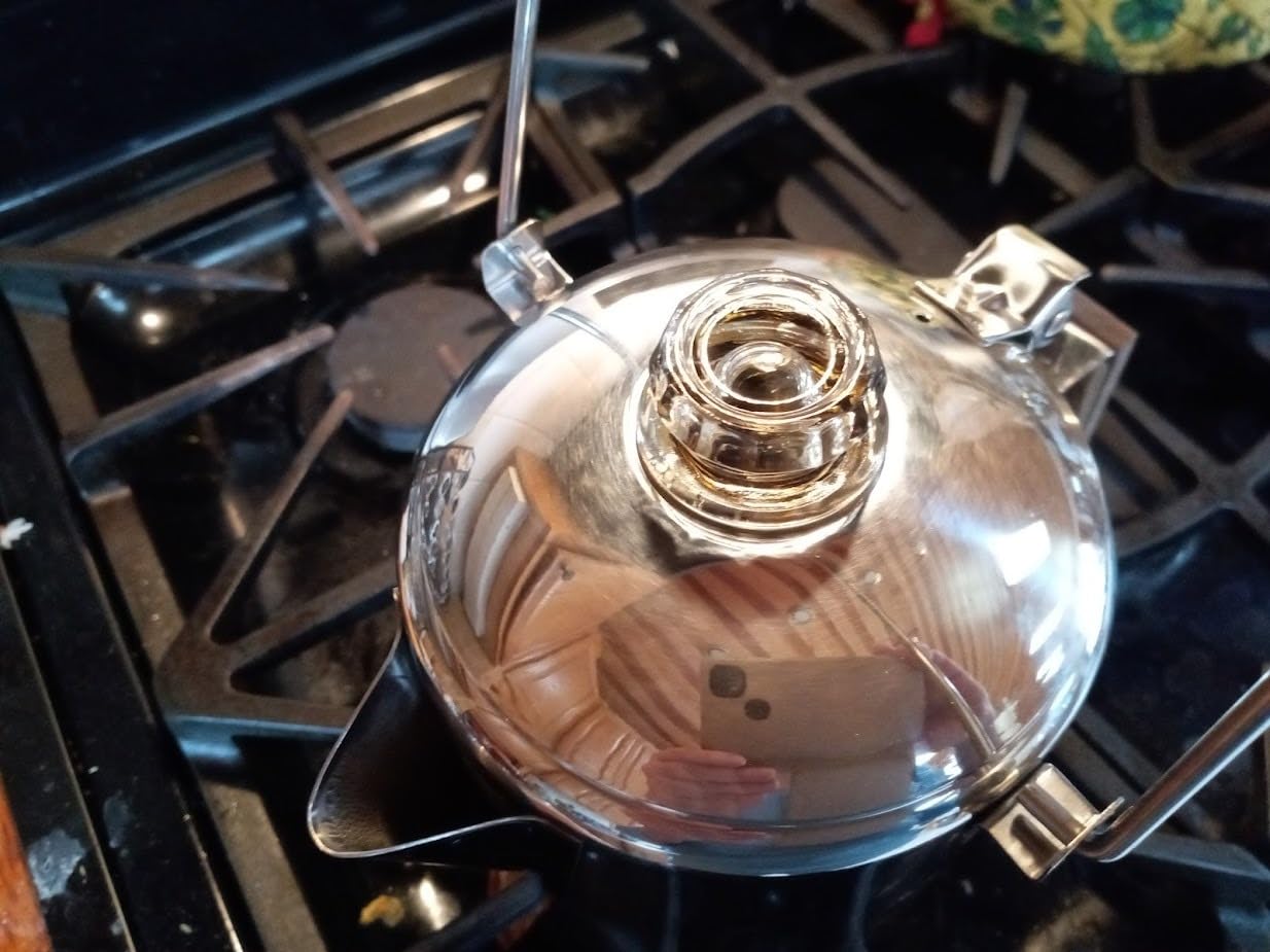 KingCamp Percolator Coffee Pot Campfire Coffee Boiler Kettle 304 Stainless Steel with Wood Handle for Outdoor Camping Cookware, Cabin, RV, Kitchen, Hunting & Backpacking, NO Aluminum or Plastic 9 Cup customer photo 2