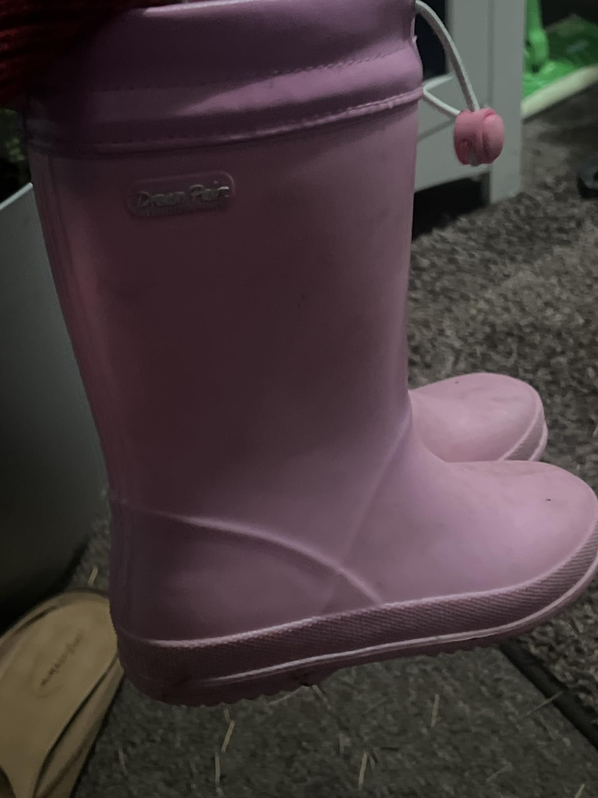 Kids Waterproof Fleece Lined Rain Boots customer photo 2