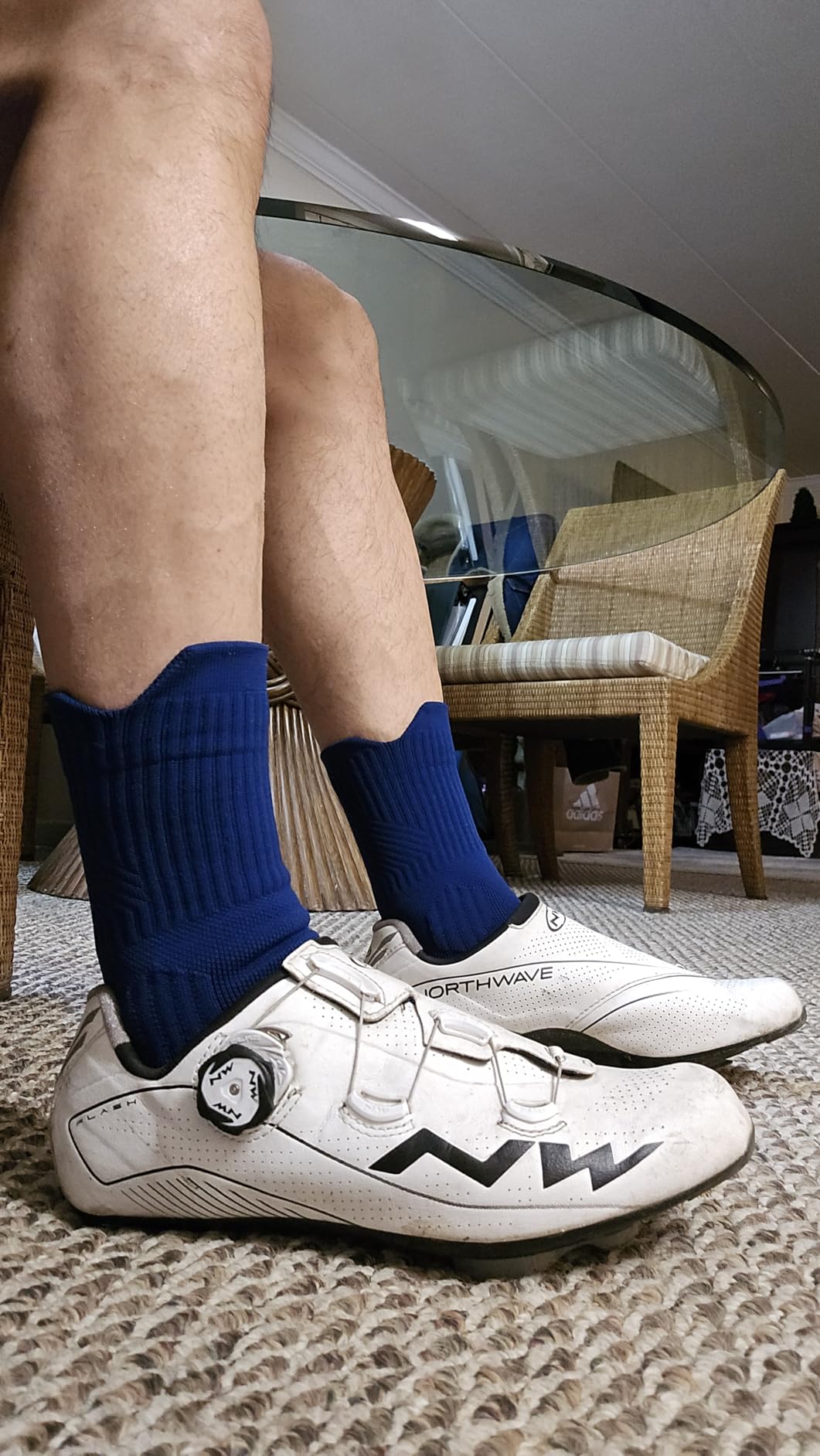 Compression Running Crew Socks, Bamboo Viscose Lightweight Cushion customer photo 1