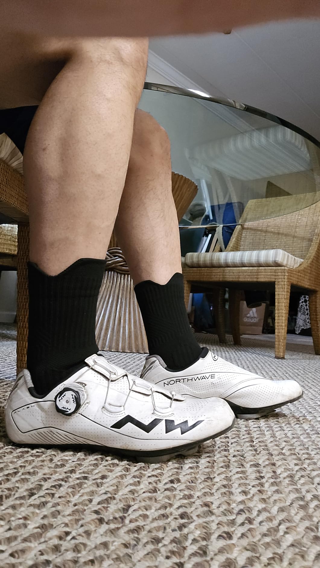 Compression Running Crew Socks, Bamboo Viscose Lightweight Cushion customer photo 2