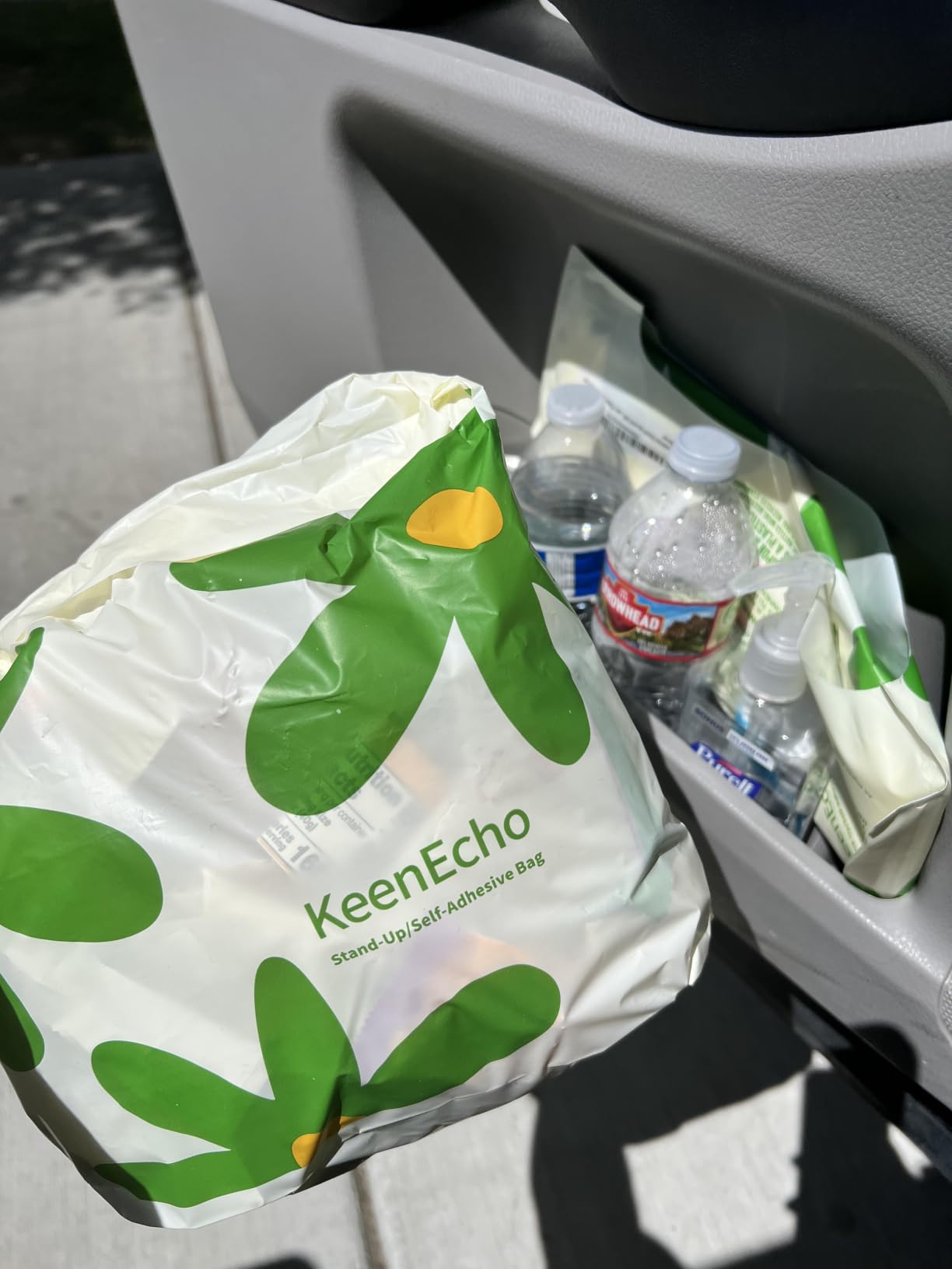 Disposable Car Garbage Bin Bags, Vomit Trash Bags made with Recycled HDPE for Boat, Plane, Travel, Camping, Bedroom, Study Room, Office and Car, 20 pcs customer photo 2