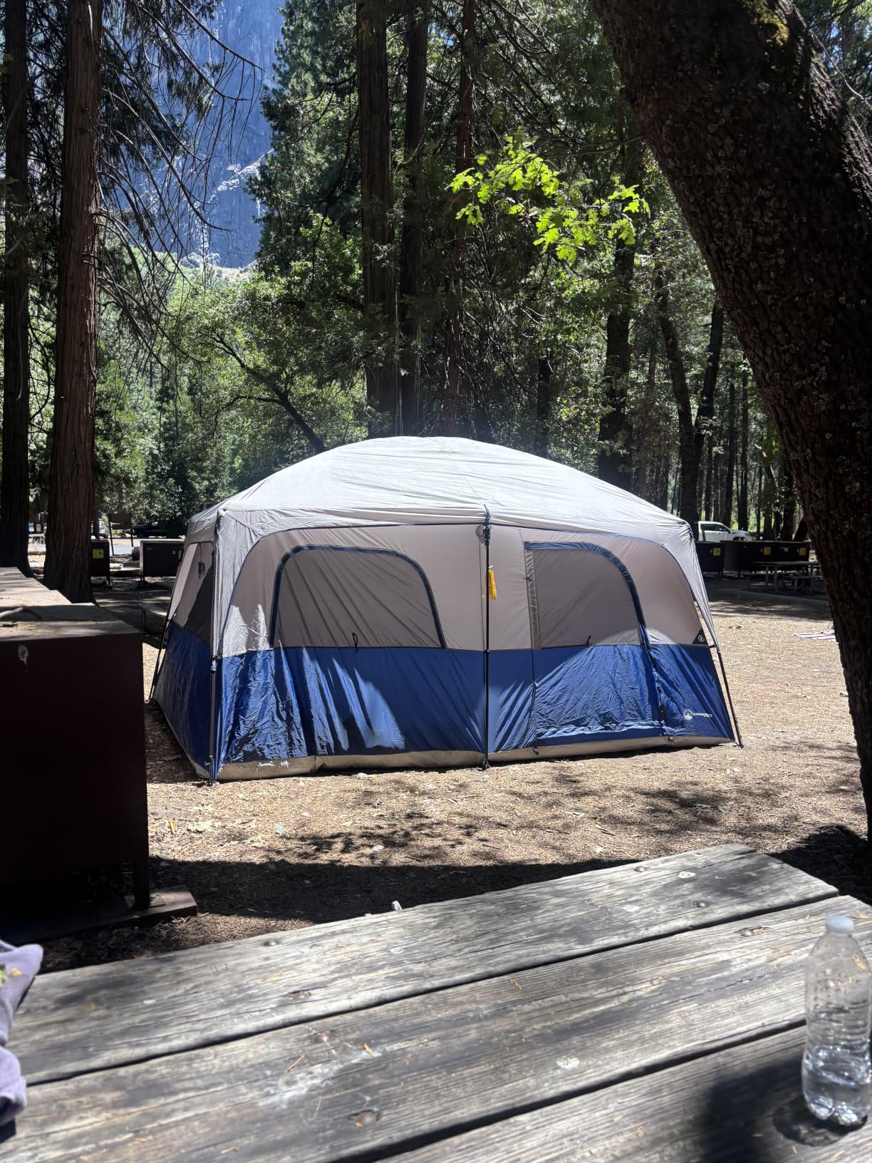 Wakeman Outdoors 10 Person Camping Tent with Rainfly, Navy | Large Outdoor Tent with Room Divider - Fits 4 Queen Size Mattresses - Family Camping House with 2 Doors and 4 Screen Windows customer photo 1