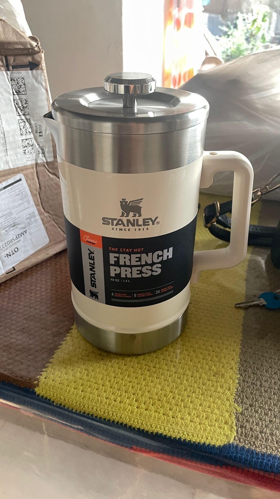 STANLEY Classic Stay-Hot French Press Coffee Maker 48 oz | Insulated Stainless Steel French Press customer photo 1