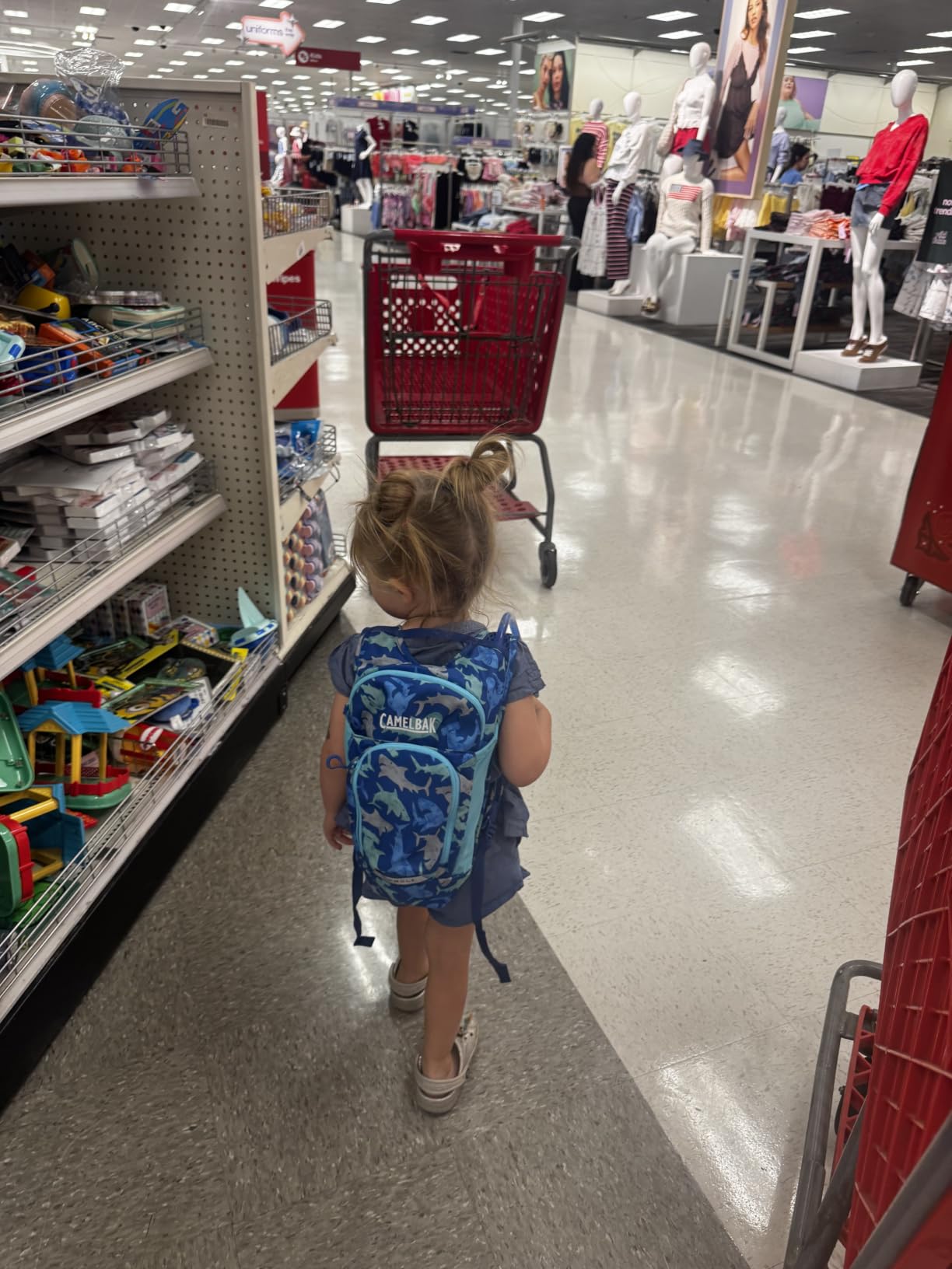 CamelBak Mini Mule Hydration Pack 50oz, Sharks | Sized for Young Adventurers, Hydration That Supports Active Play, Flexible Storage for Essentials customer photo 2