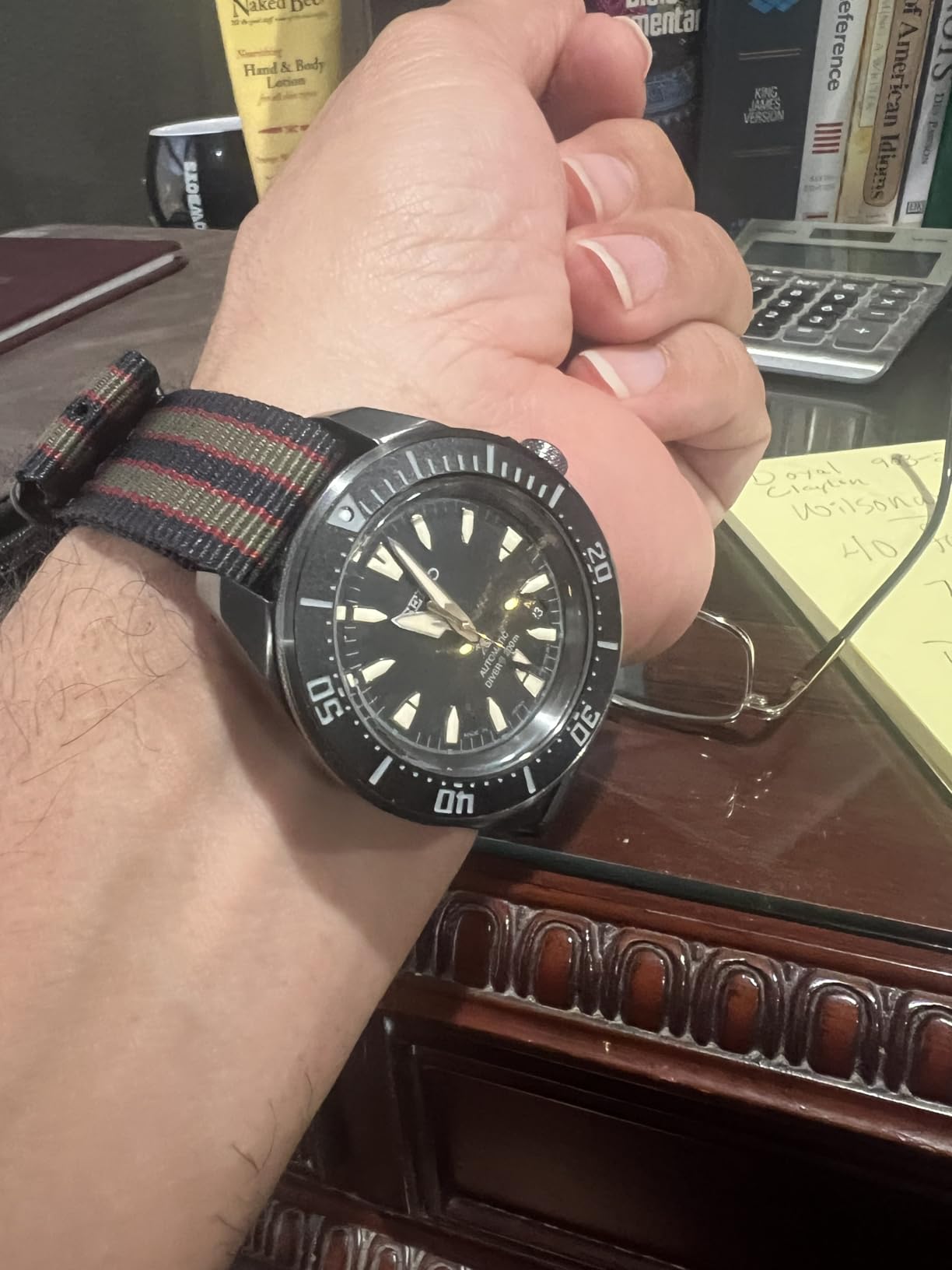 Seiko Prospex Samurai Automatic Black Dial Men's Watch SRPL15 customer photo 1