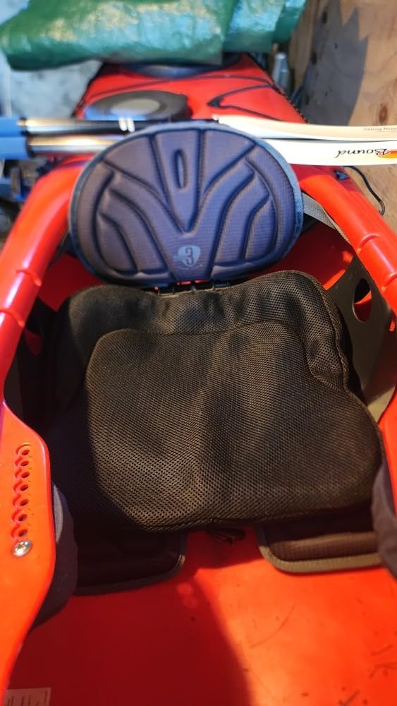 Extra Thicker Kayak Seat Cushion, Waterproof Kayak Gel Seat Cushion for Long Sitting Coccyx Sciatica Pain Relief Boat Cushion Kayak Accessories Pad for Fishing Canoe Rowing Stadium customer photo 1