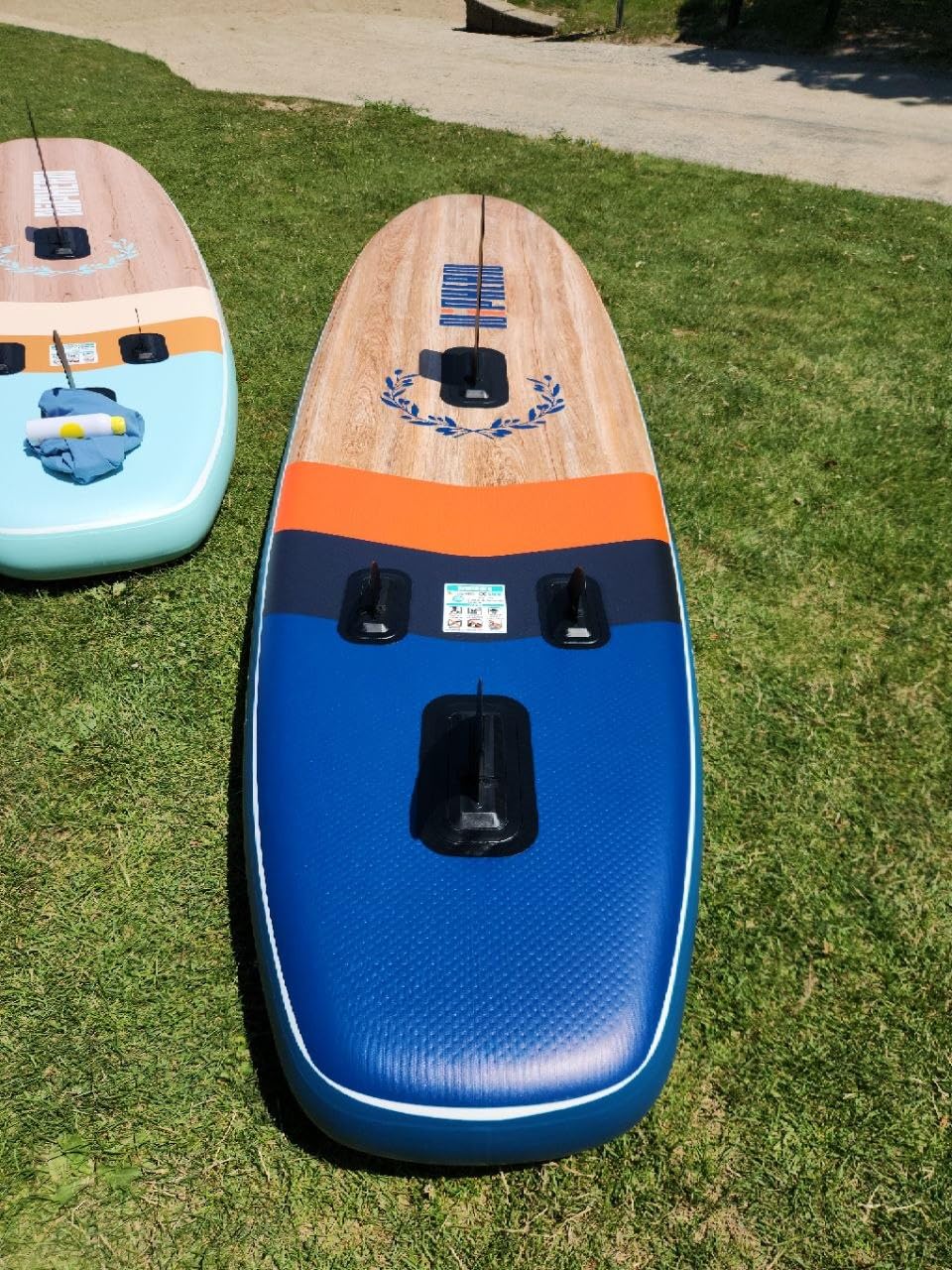 Niphean (Extra Large) Inflatable Paddle Board, SUP for 2+1 People/Family 500lbs Capacity Stand Up Paddle Board with SUP Accessories customer photo 1