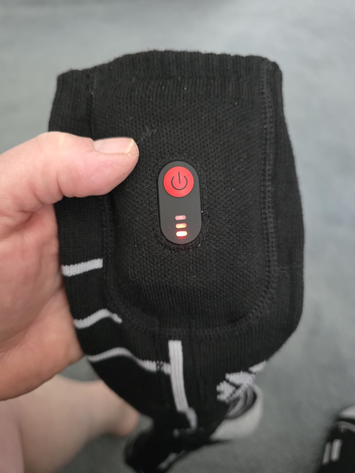 FREEHILL Merino Wool Rechargeable Heated Socks - Toe & Full Sole Heating | 5V 5000mAh Rechargeable Battery, One-Button, 3 Heat Levels, Soft & Breathable, Flat Cable for Better Fit customer photo 1