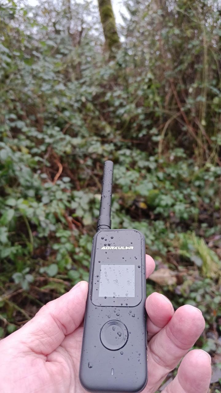 Aorkuler GPS Dog Tracker - Track Your Dog Up to 3.5 Miles Without Phone or Cell Signal | No App, No Monthly Fees | Ideal for Hiking, Rural & Remote Areas (Tracker 2) customer photo 1
