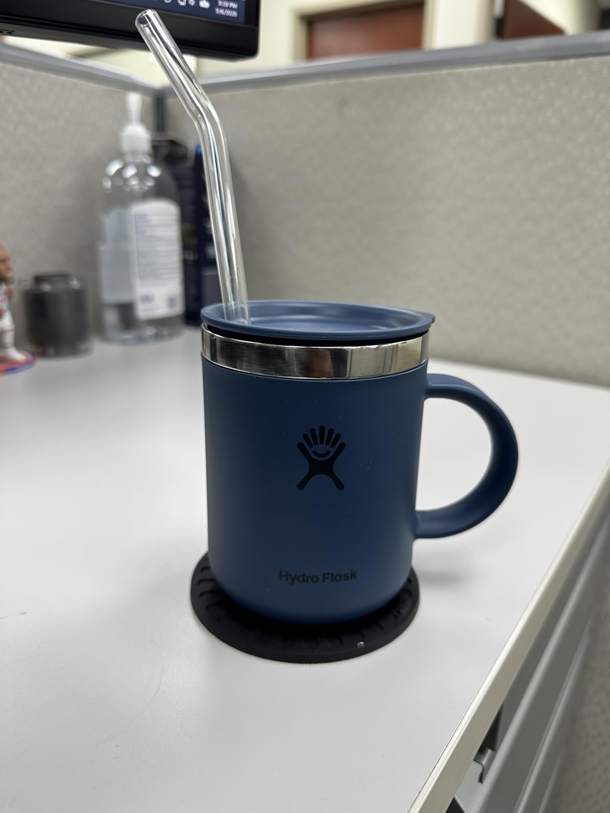 Hydro Flask Coffee Mug - Insulated Stainless Steel, Non Spill, Leak Resistant Travel Mug 12 Oz Birch Gray customer photo 1