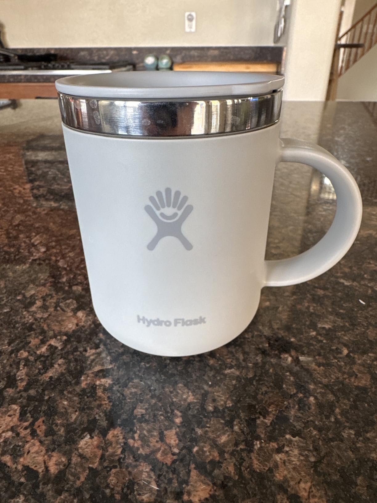 Hydro Flask Coffee Mug - Insulated Stainless Steel, Non Spill, Leak Resistant Travel Mug 12 Oz Birch Gray customer photo 2