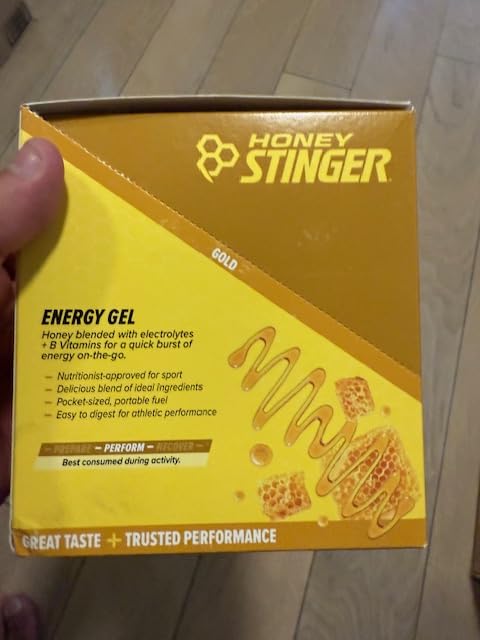 Honey Stinger Gold Energy Gel, Gluten Free & Caffeine Free, for Exercise, Running and Performance, Sports Nutrition for Home & Gym, Pre and Mid Workout, 12 Pack, 13.2 Ounce customer photo 1