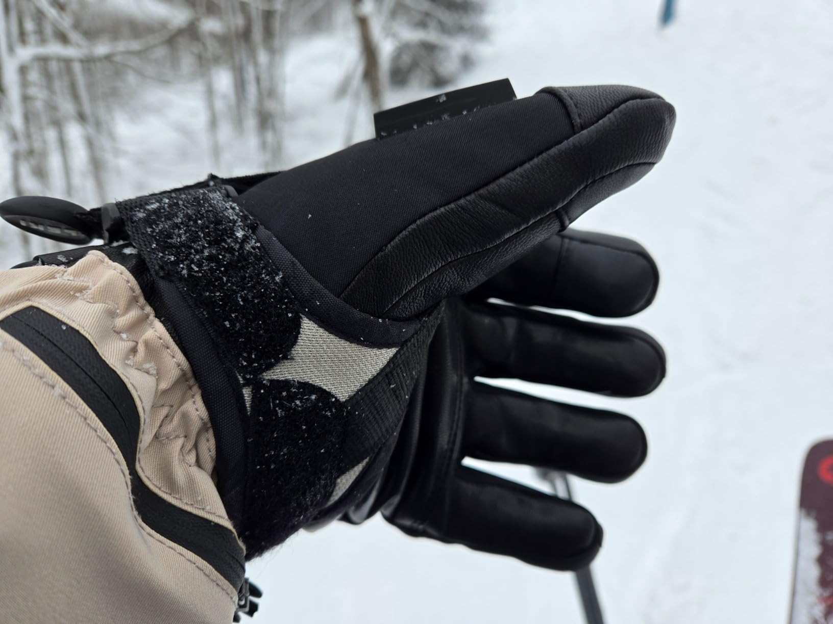 SAVIOR HEAT Heated Gloves for Men Women 2.0, App Electric Rechargeable Ski Gloves with 3M Thinsulate, PD 20W Fast Charging & 12H Runtime, Waterproof Goatskin Skiing Motorcycle Outdoor customer photo 2