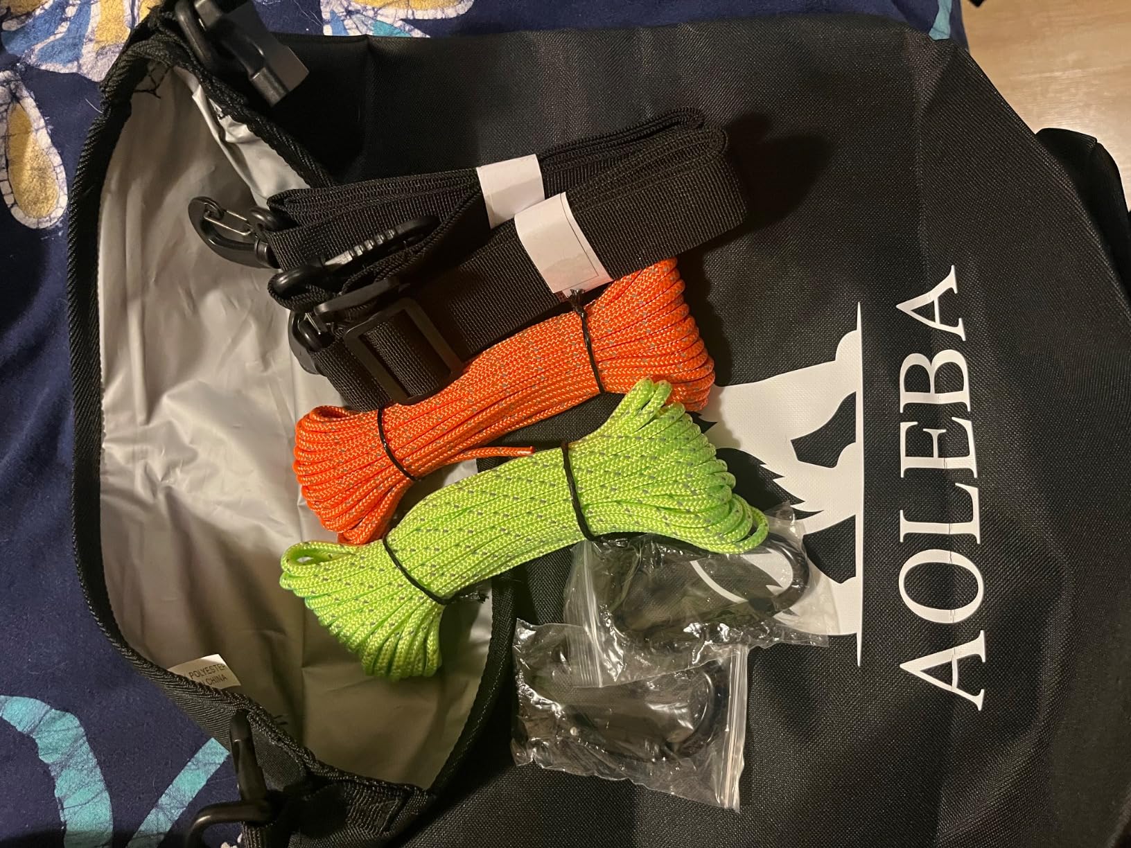 AOLEBA Bear Bag Hanging System Kit, Ultralight Bear Canister for Backpacking, Camping Food Storage Bear Proof Food Storage, 10L Bear Food Bag Survival Bag with Reflective Paracord Rope for Outdoor customer photo 1