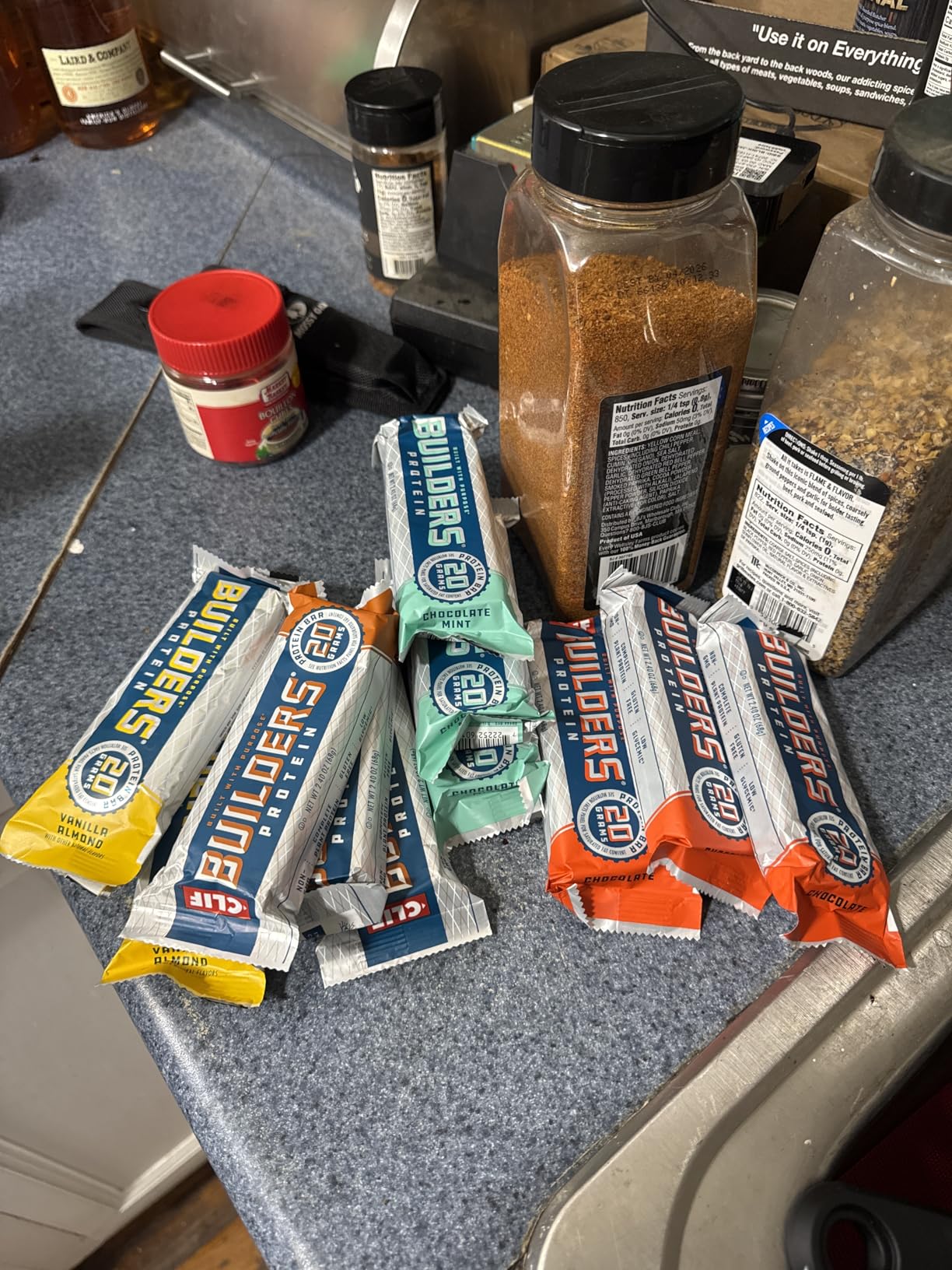 CLIF BUILDERS Protein Bars - 4-Flavor Variety Pack - 20g Plant Based Protein - Gluten Free - Non-GMO - Low Glycemic - No Artificial Sweeteners - 2.4 oz. (12 Count) customer photo 1