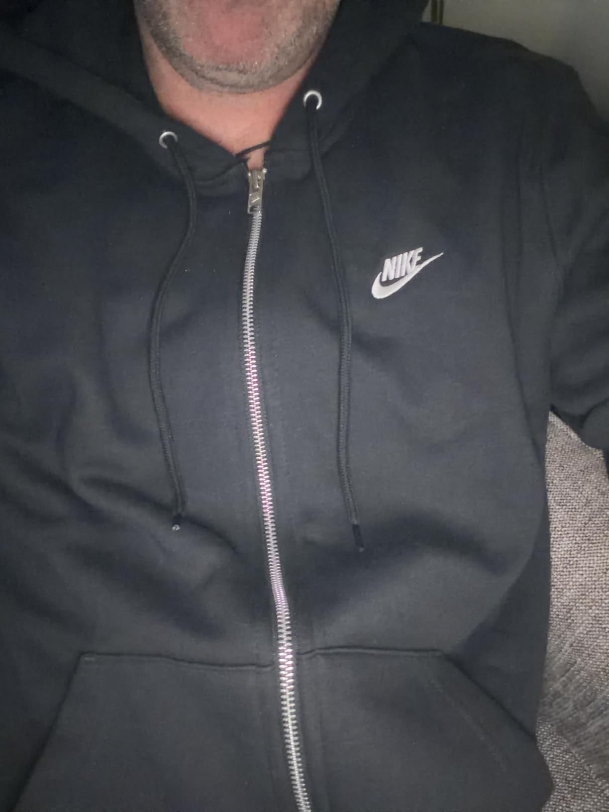 Nike Men's Club Full-zip Fleece Hoodie customer photo 2