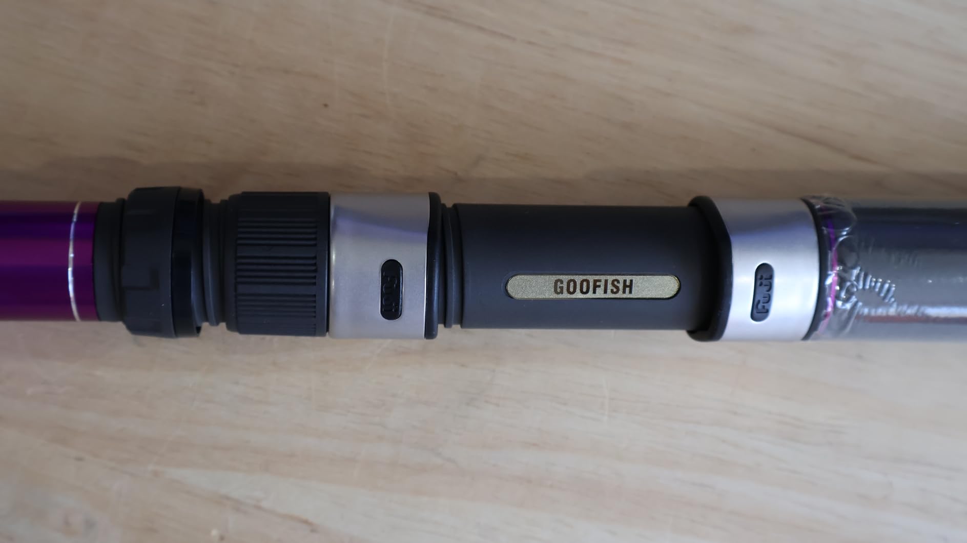 GOOFISH Purple Diamond Light Popping Pole 9.2' Saltwater Spinning Rod customer photo 1