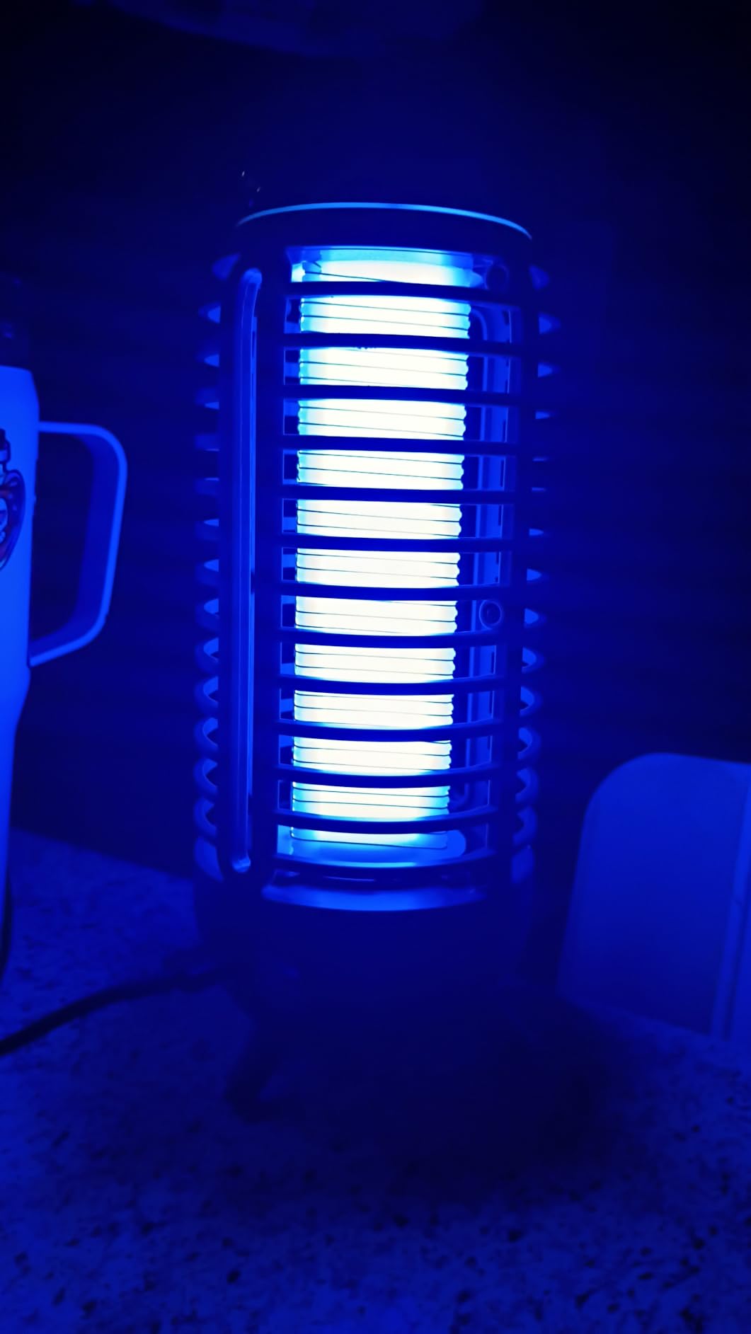 Cordless Bug Zapper Outdoor Rechargeable 2 in 1 Wireless Mosquito Killer Lamp 2500mAh Bug Zapper Electric Trap Ideal Fly Zapper Indoor for Patio, Home, Backyard, Yard, Garden, Campsite (Black) customer photo 1