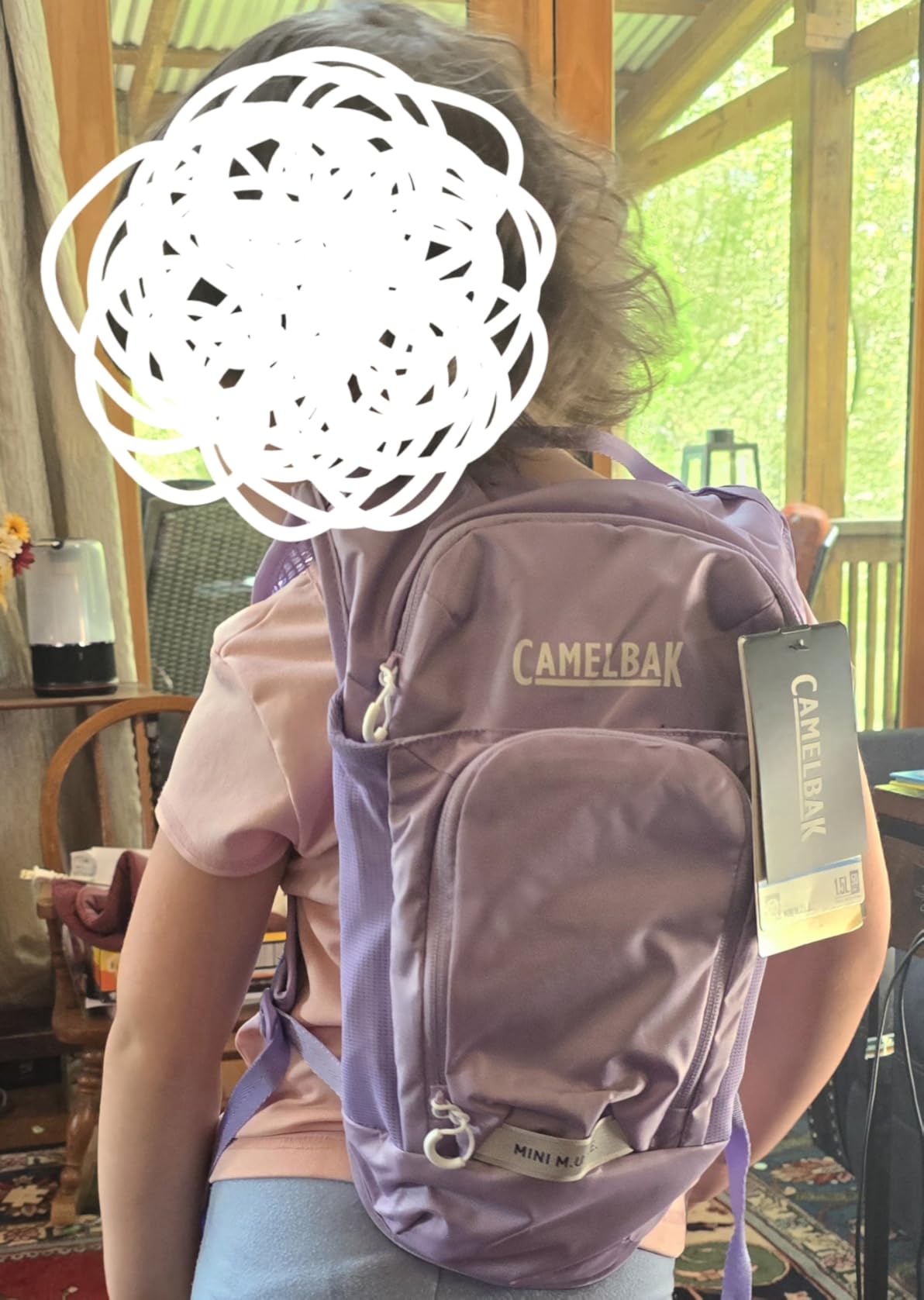 CamelBak Mini M.U.L.E. Kids Hydration Backpack, Lightweight Trail and Bike Pack with 50oz Reservoir customer photo 2