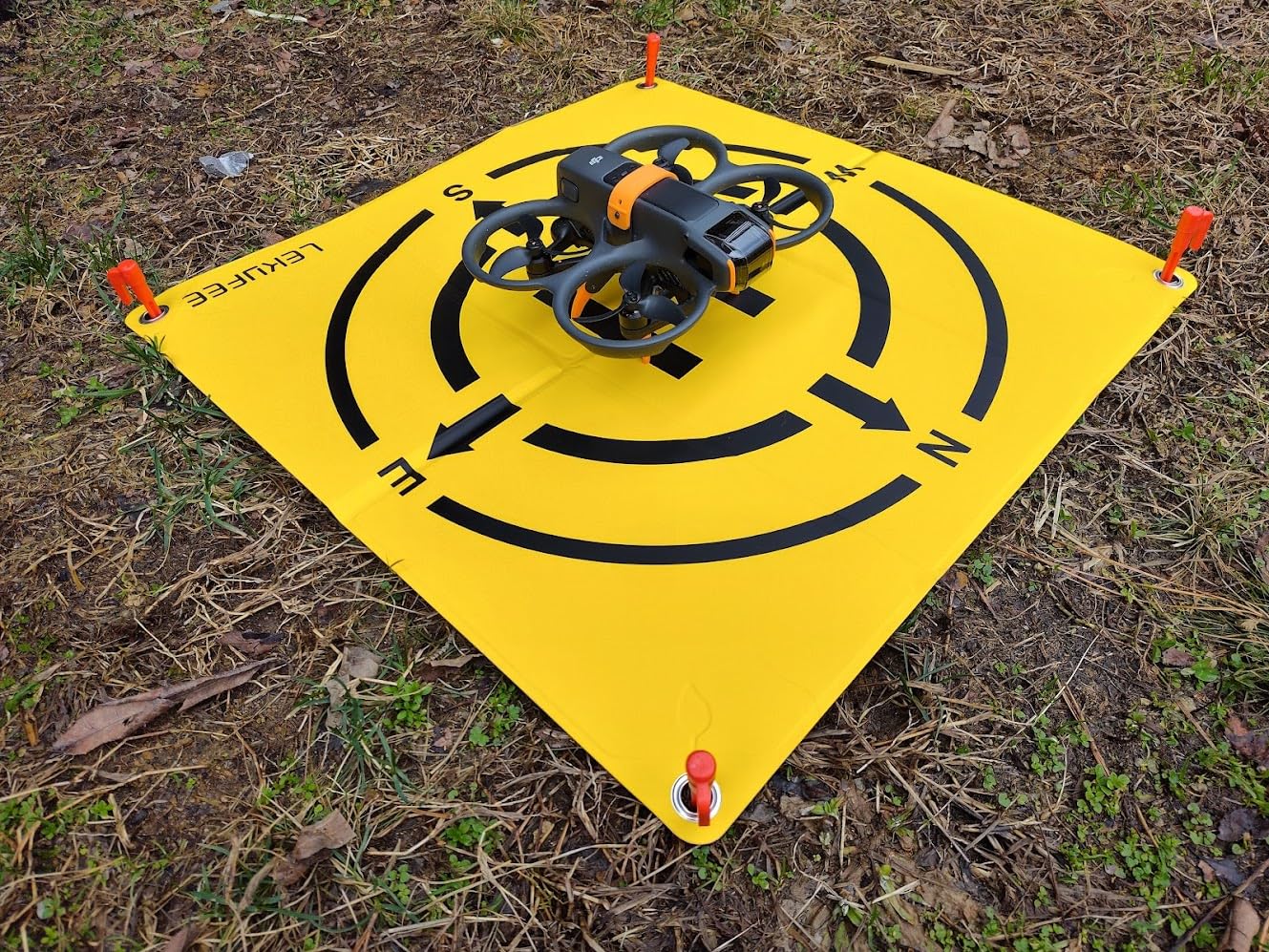 Lekufee Foldable Drone Landing Pad for DJI Mavic 4 Pro, Air 3S/3/2S/2, Flip, Neo, Avata 2, Mavic 3 Pro/3/Classic/Cine, Mini 4K, Mini 5 Pro, Mini 4 Pro/3/2/2SE, Avata, FPV Drone, Accessories customer photo 2
