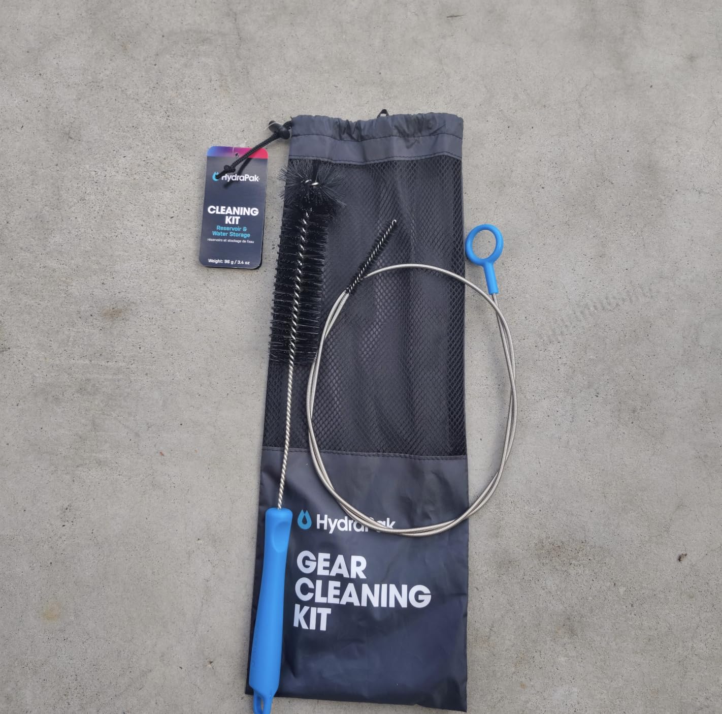HydraPak Gear Cleaning Kit Bristle and Wire Tube Brush Set | Bristle & Wire Tube Brush Set, BPA & PVC Free, Storage Bag, for Cleaning Hydration Reservoirs, Bladders, Water Containers customer photo 1
