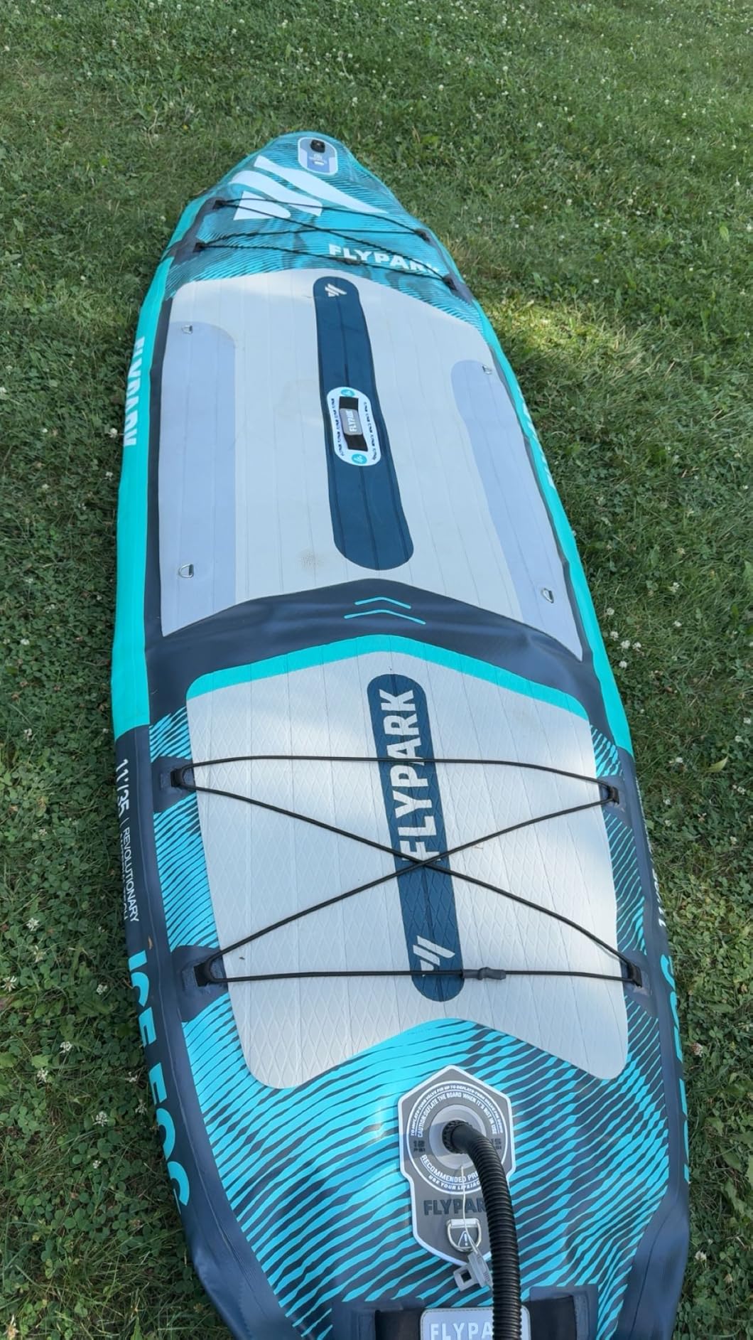 Flypark 10'8/11'x35'' Fishing&Family Stable Inflatable Paddle Boards, Extra Wide SUP Paddleboard for 430lb/3 People customer photo 1