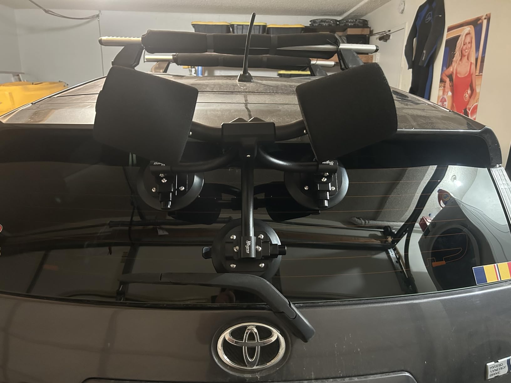 TriGrip Kayak Load Roller, 3 Suction Cups Kayak Roller Loader, Kayak Helpers -Pump Vacuum Type- Kayak Roof Roller Loader Load Assist Mount, Kayak Loader Lift Assist System for Car SUV customer photo 2