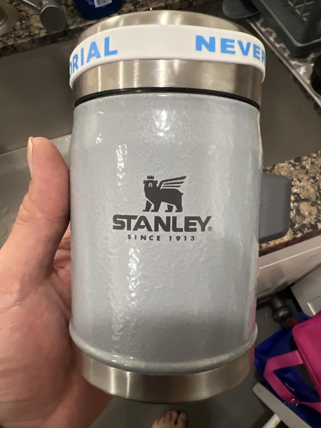 STANLEY Classic Food Jar and Spork | Vacuum Insulated Food Container | Wide Mouth Screw On Lid | Packable for Travel | Stainless Steel with Leakproof Lid | BPA-Free customer photo 2