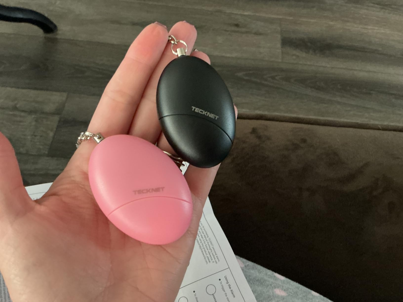 Personal Safety Alarm for Women, 140dB Travel Safe Waterproof Self Defense Keychain, Personal Alarm Loud Siren Safety Keychain for Girls Kids Elderly - 2 Pack customer photo 2
