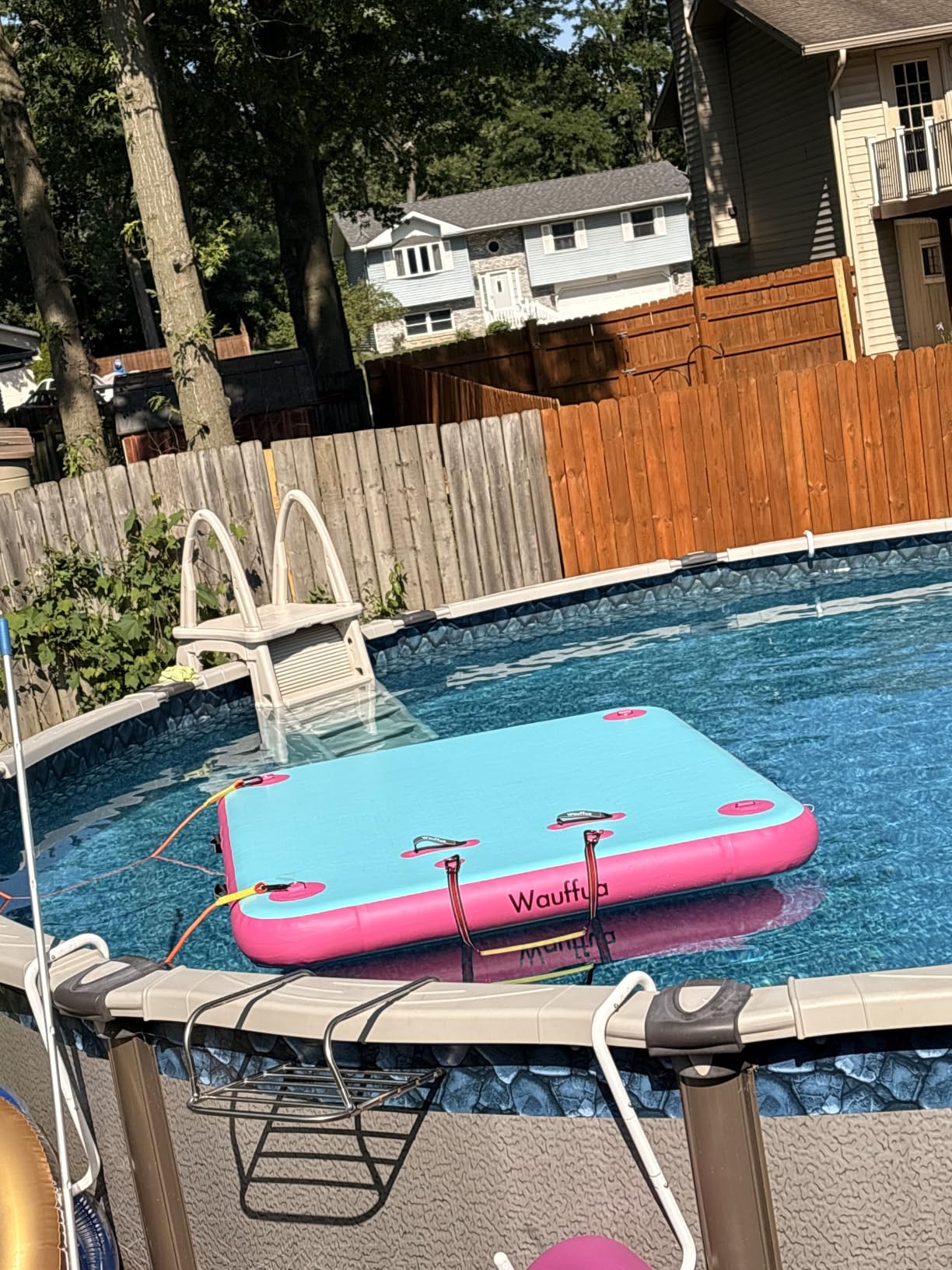 Inflatable Floating Dock for Lakes, Thick Lake Floats for Adults | Non-Slip Air Dock Platform with Portable Carrying Bag, Floating Platform Island for Pool Beach Ocean customer photo 1