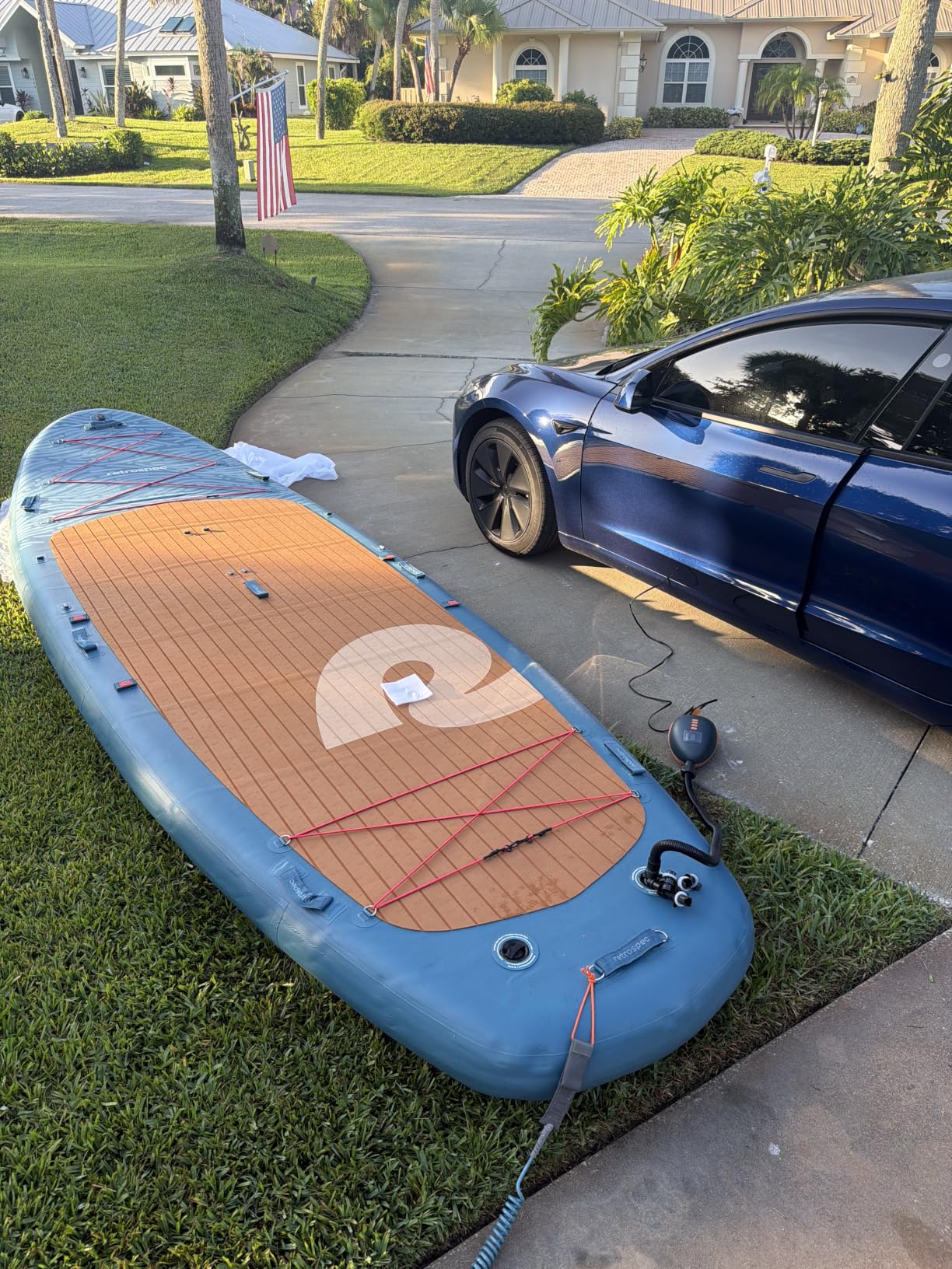 Retrospec Weekender Crew Inflatable Paddle Board - 12ft & 15ft XL Multi-Person iSUP with 400 & 1050lb Capacity customer photo 1