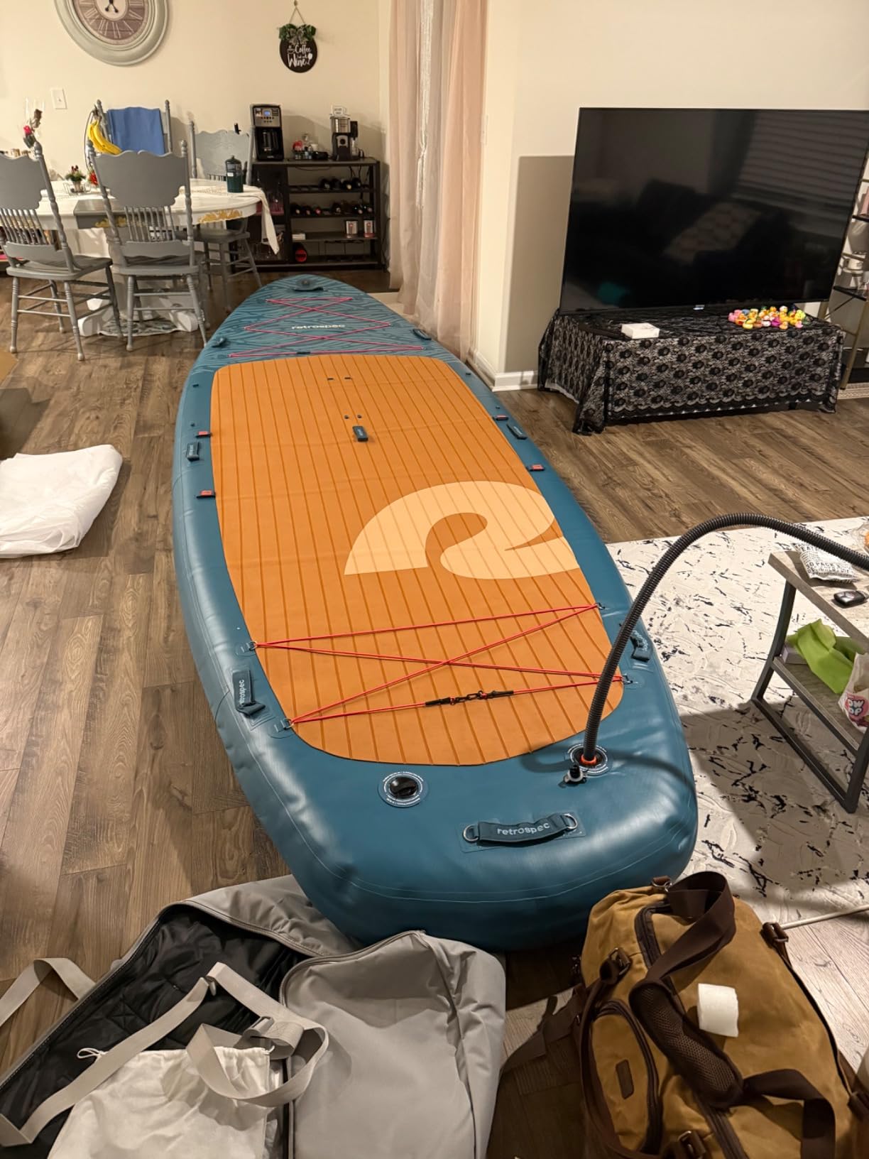 Retrospec Weekender Crew Inflatable Paddle Board - 12ft & 15ft XL Multi-Person iSUP with 400 & 1050lb Capacity customer photo 2