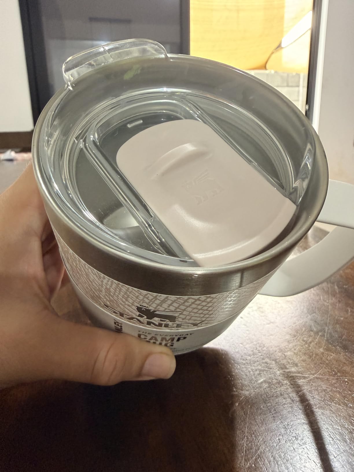 STANLEY Everyday Camp Mug 12oz | Drink Through Lid | Cup for Coffee, Tea and Drinks | Insulated Stainless Steel Coffee Mug | BPA-Free | Black 2.0 customer photo 2