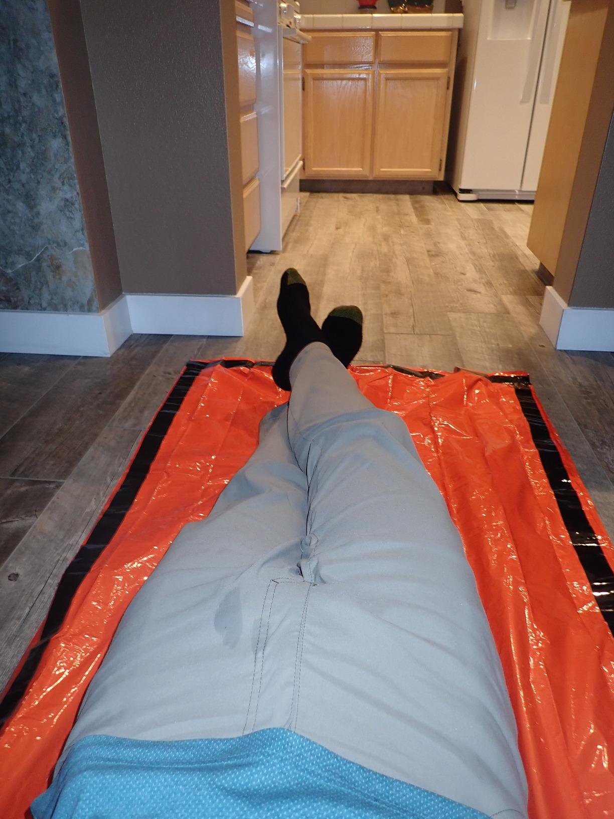 Zmoon Emergency Sleeping Bag Survival Bag, Portable Waterproof Thermal Bivy Sacks, Camping Mylar Sleeping Bag Survival Gear Emergency Blankets Survival Shelter customer photo 1