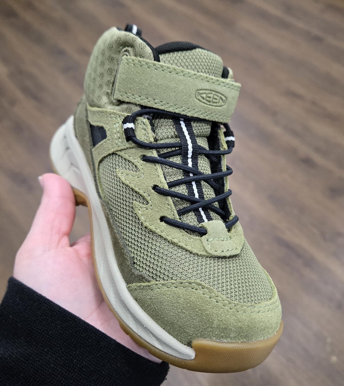 KEEN Kids Hightrail Waterproof Hiking Boots (Toddler/Little Kid) customer photo 2