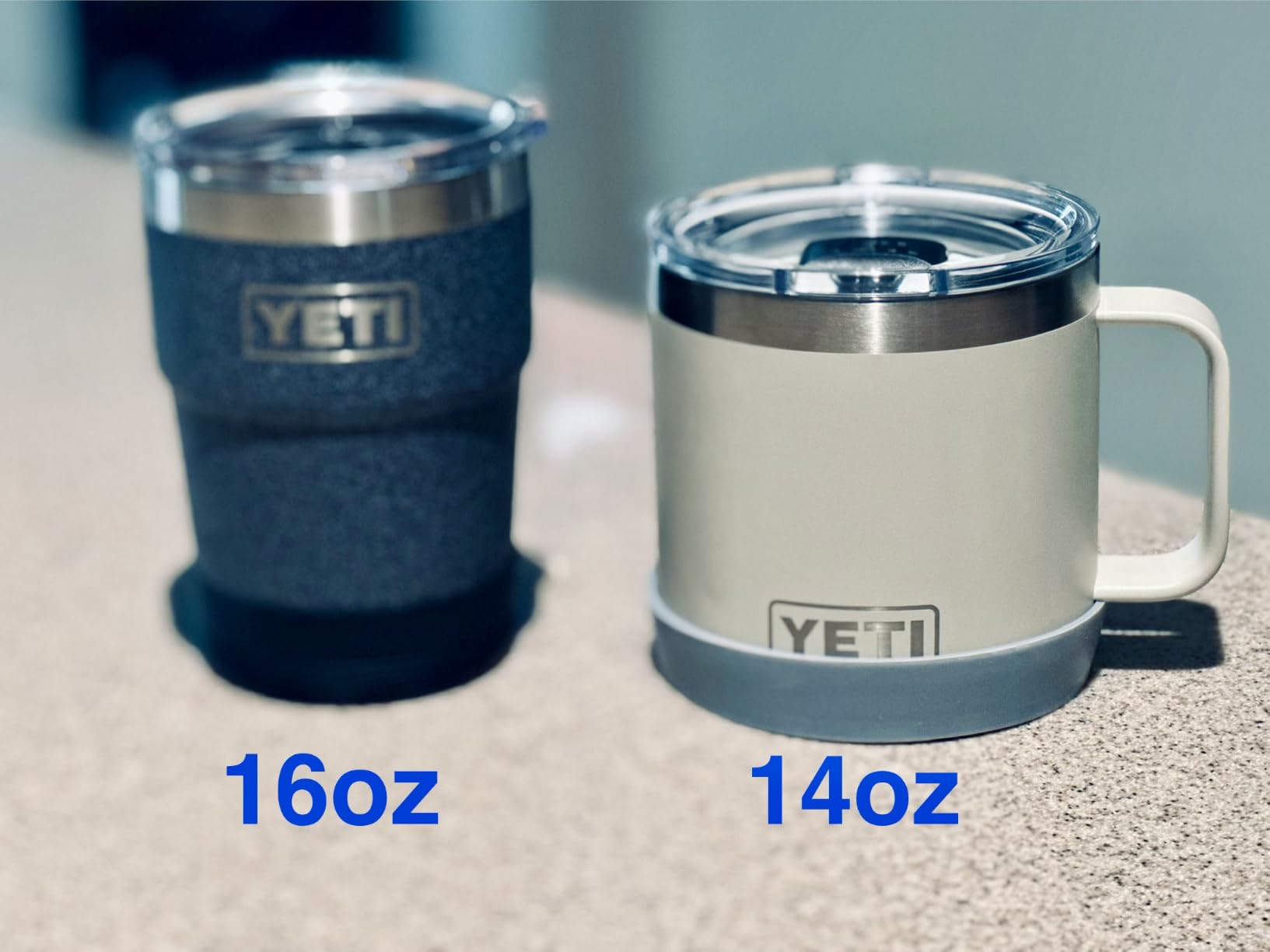 YETI Rambler 14 oz Ceramic Lined Stackable Mug, Vacuum Insulated, Stainless Steel with MagSlider Lid, Black customer photo 2